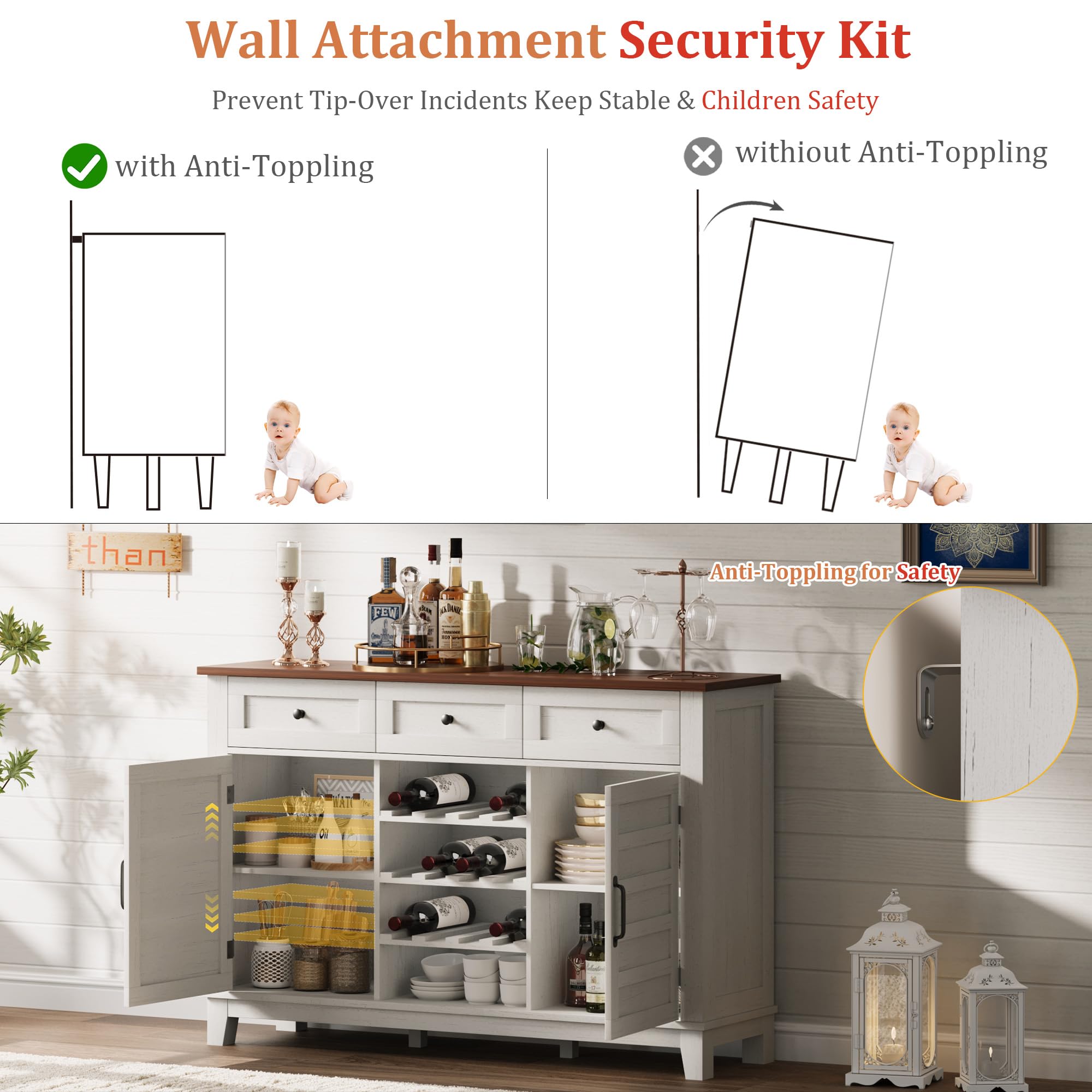 GarveeLife GLYD-PHO-355G Cabinets-Kitchen - View #6