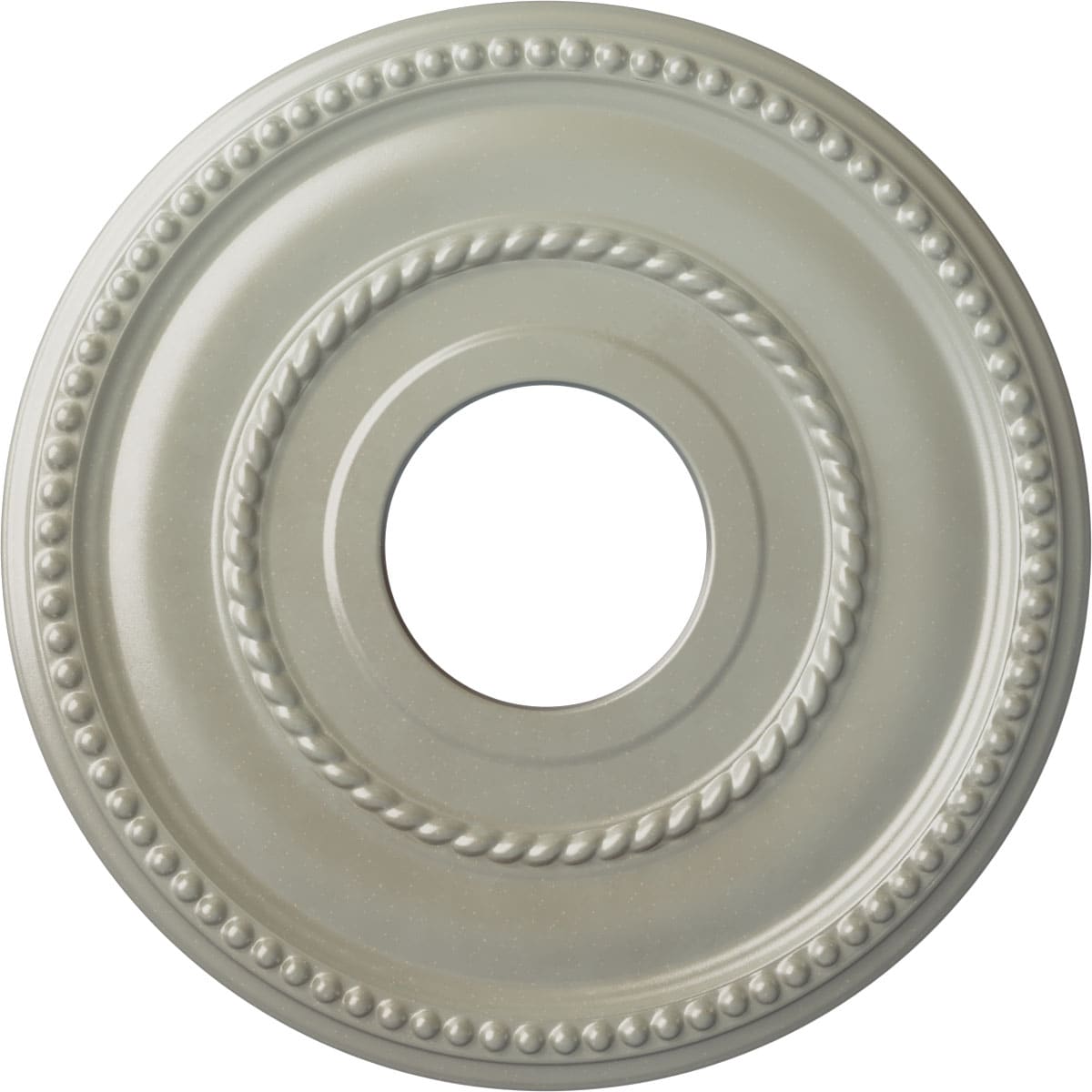 Ekena Millwork CM12VAFCS Valeriano 12.125-in W x 12.125-in L Painted Flash Copper Polyurethane Whole Ceiling Medallion
