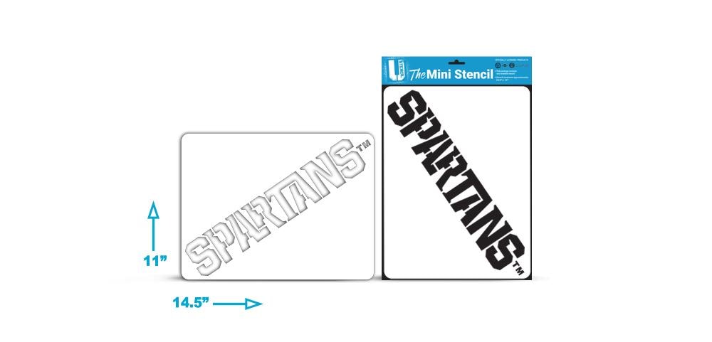 U-Stencil MSOOS-203 Michigan State SPARTANS Mini Stencil