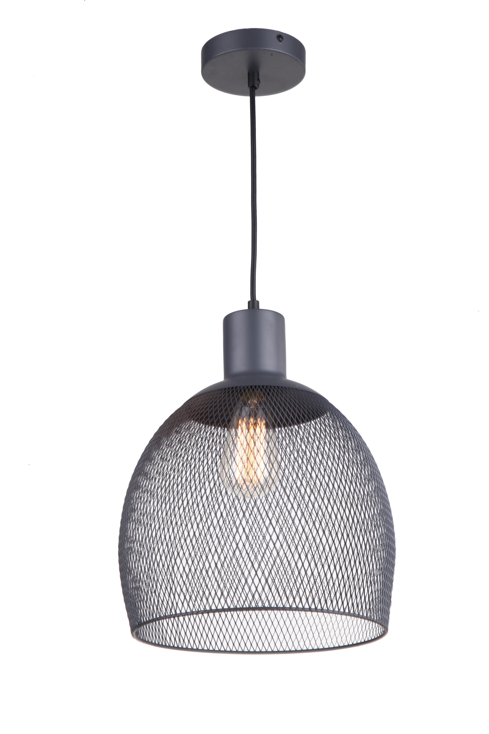 Whitfield Lighting PT2544EBZ Calipso Ebony Bronze Transitional Globe Hanging Pendant Light