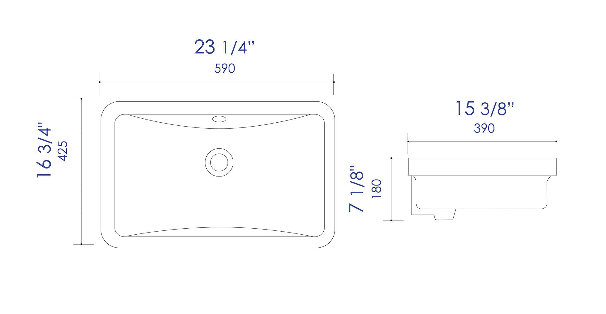ALFI ABC603 Bath-Sink - View #5