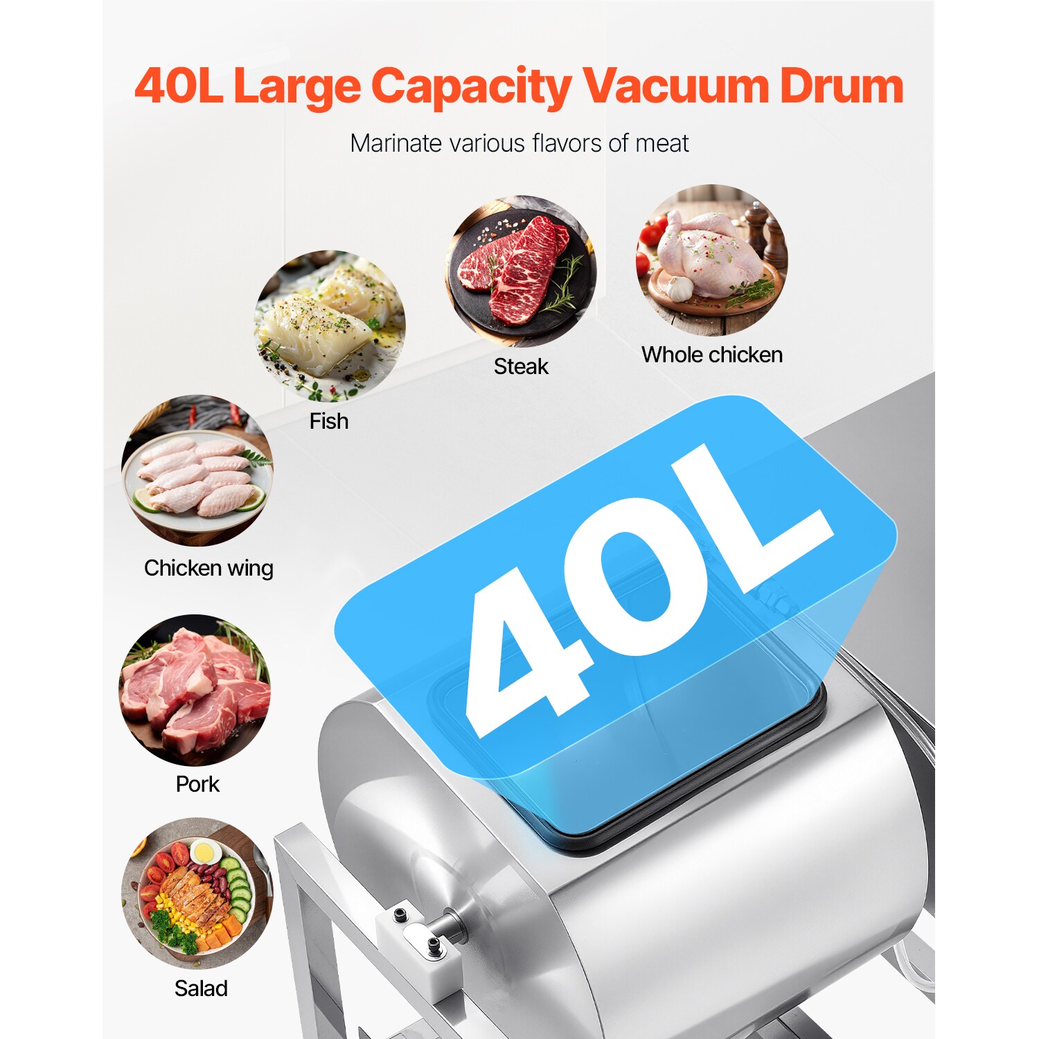 VEVOR SCARJ45LLD0008246V1 Meat-Grinders - View #2