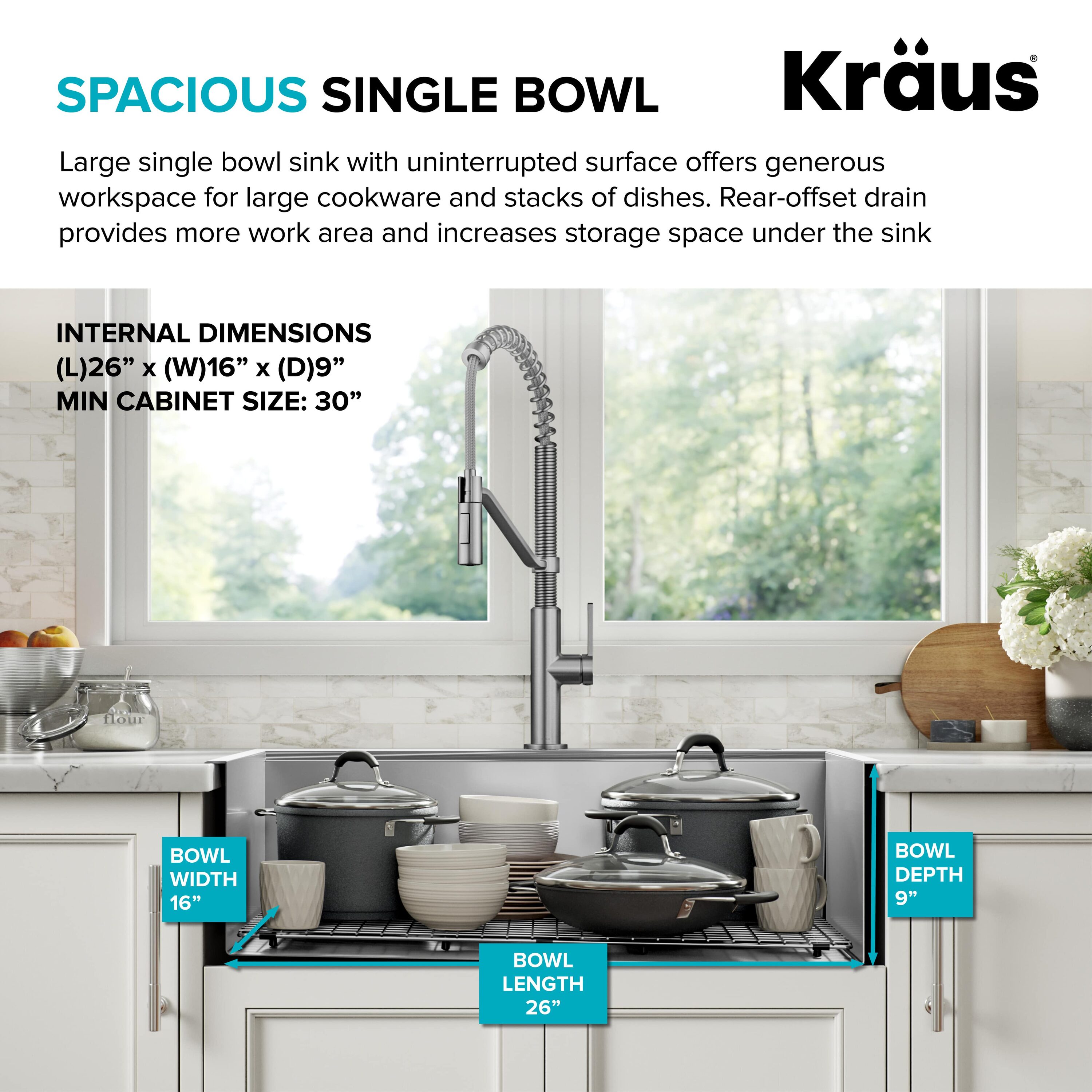 Kraus KWT310-28 Kitchen-Sinks - View #5