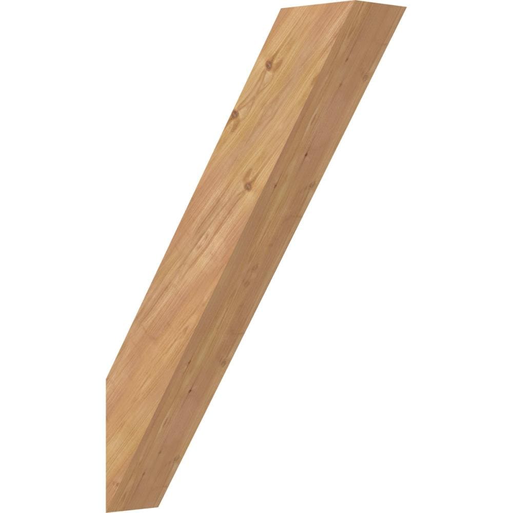 Ekena Millwork BRC06X24X36TRA00SWR 5-1/2-in x 24-in x 36-in Western Red Cedar Unfinished Wood Traditional smooth