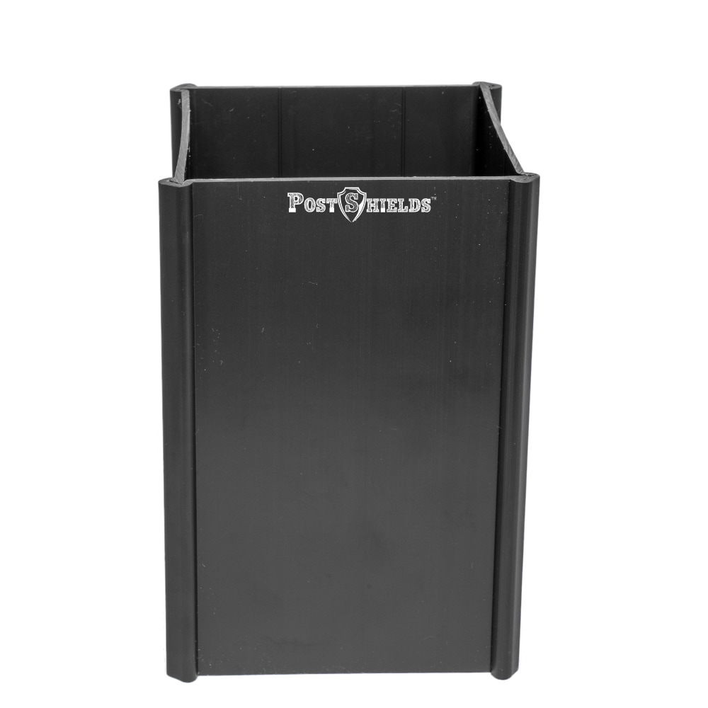 Post Shields 3.5-in Black PVC Universal Bracket For Multiple Fence Types