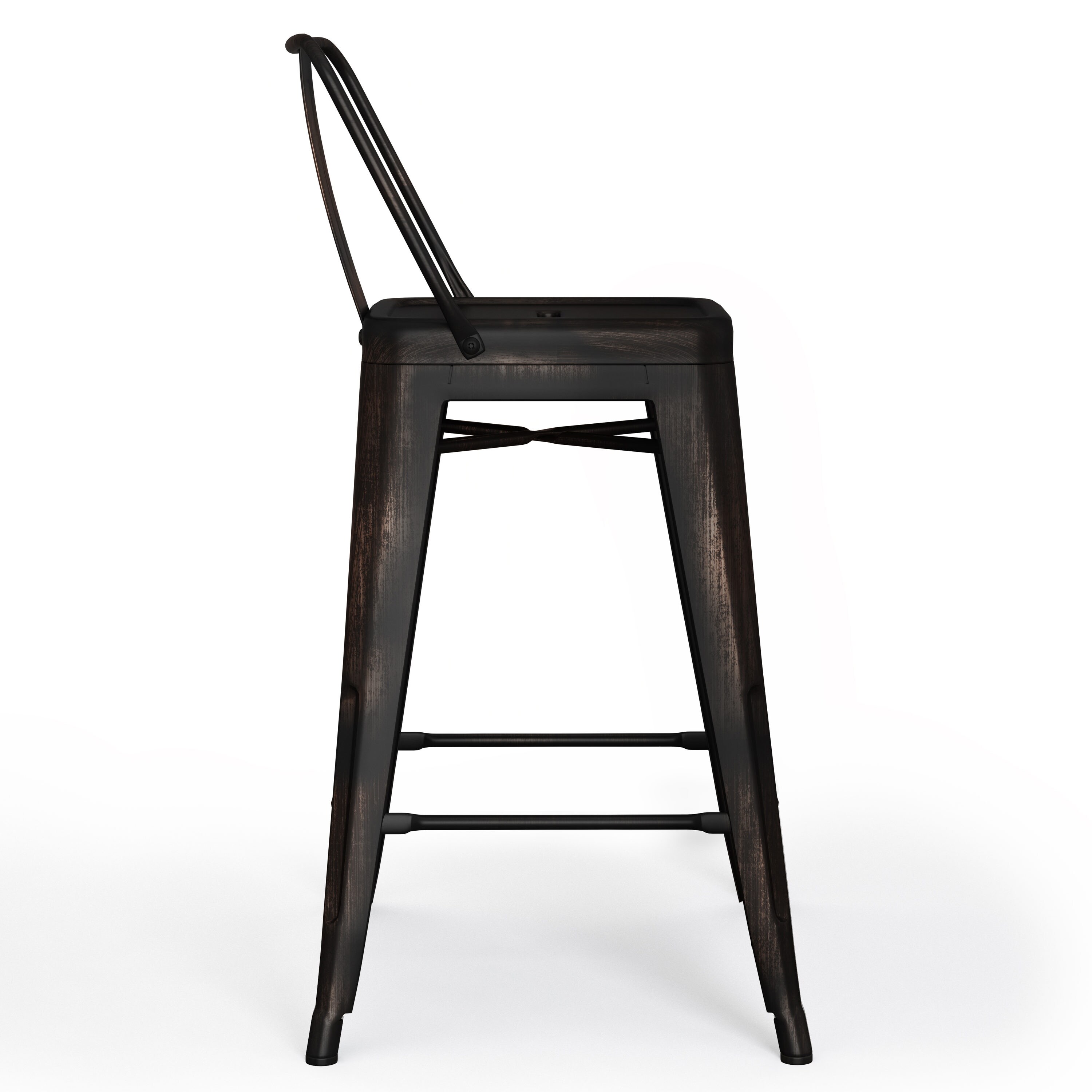 Simpli Home AXCRAY24-01-DBL stools - View #3