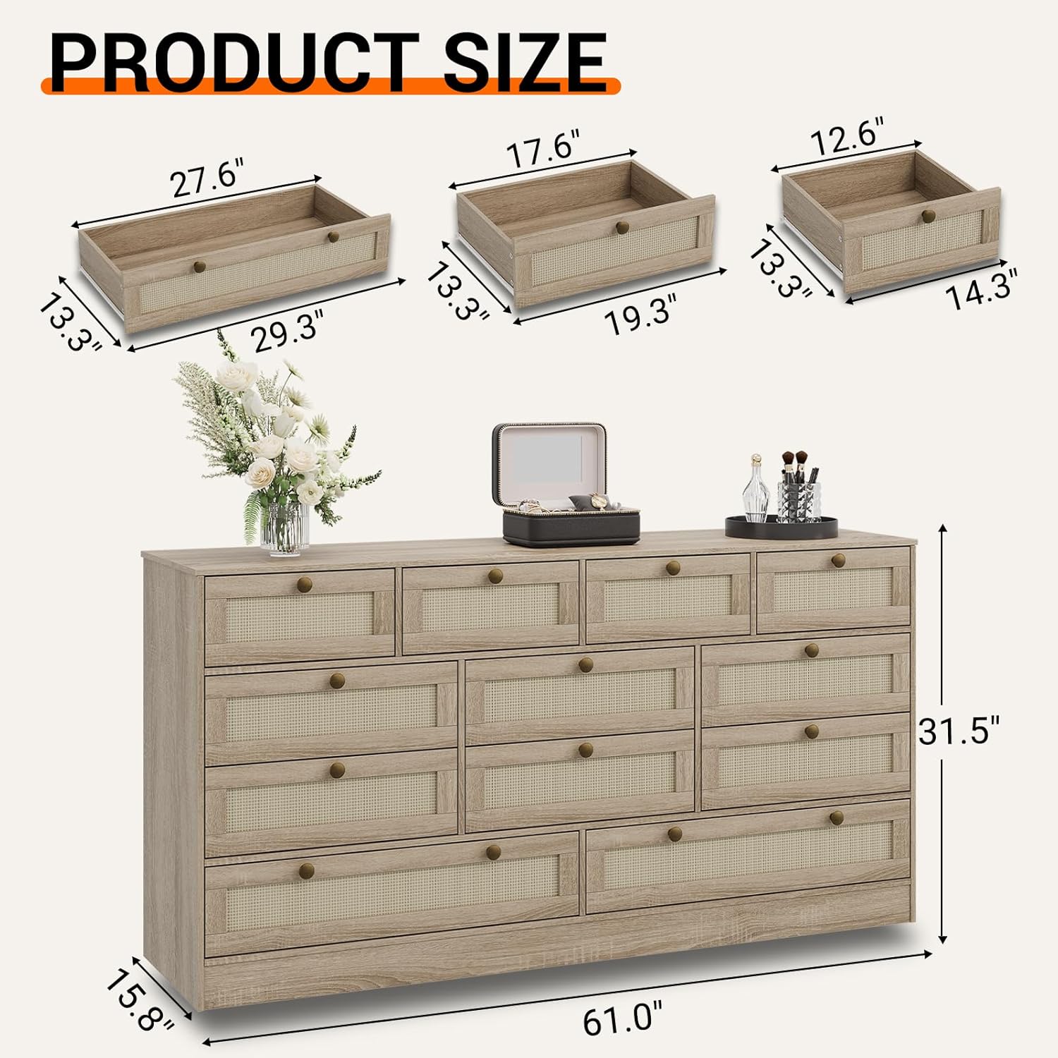 Garvee JMH0113-PHK-35AFBTXA dressers - View #3