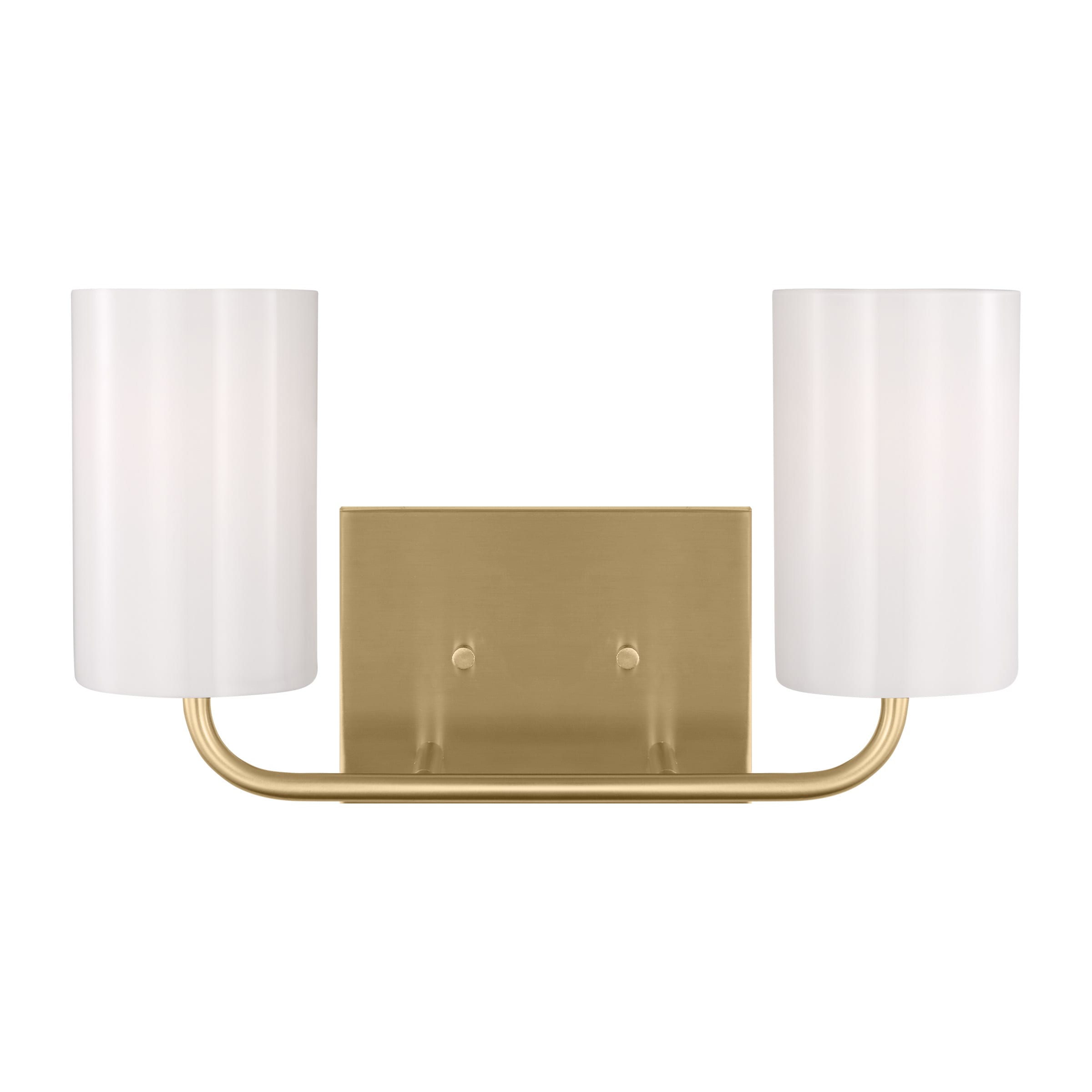 Generation Lighting GLV1002SB Rhett 15-in 2 -Light Satin Bronze Modern/contemporary Vanity light