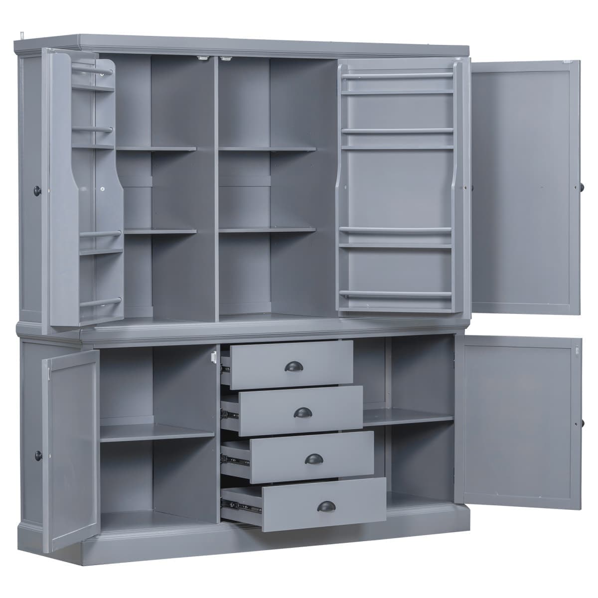 Maison Boucle ELARA-CABINET-GRAY Dining-Kitchen-Storarge - View #6