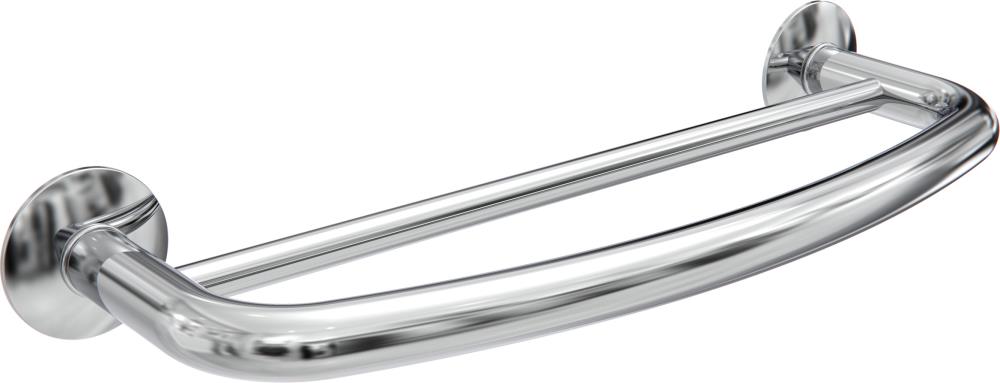 Project Source SC-S10018-07 Assist bar 18-in Chrome Wall Mount Grab Bar (300-lb Weight Capacity)