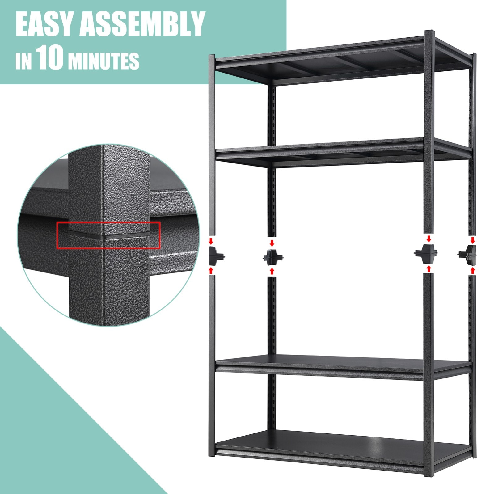 Siavonce XH44687 Free-Standing-Shelving - View #5