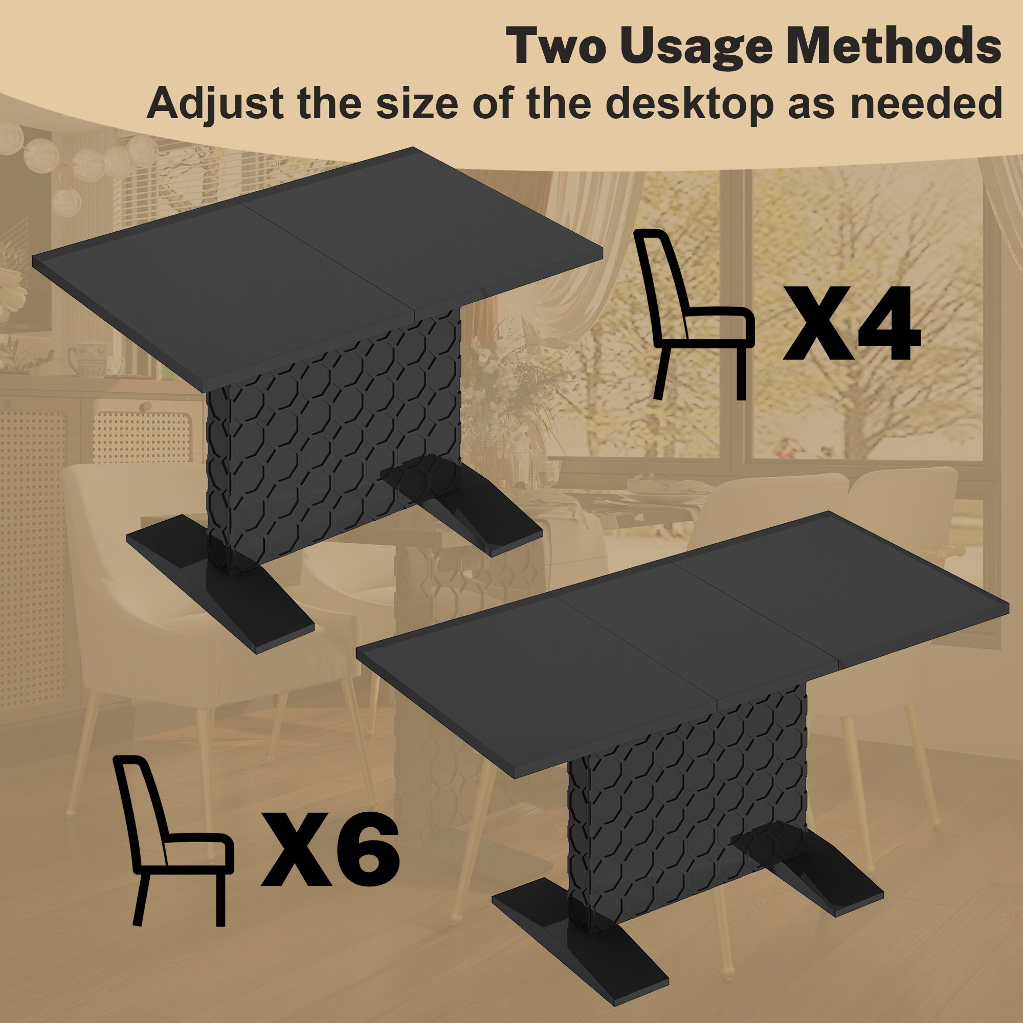 Clihome CL-ST1-BK Dining-Tables - View #9