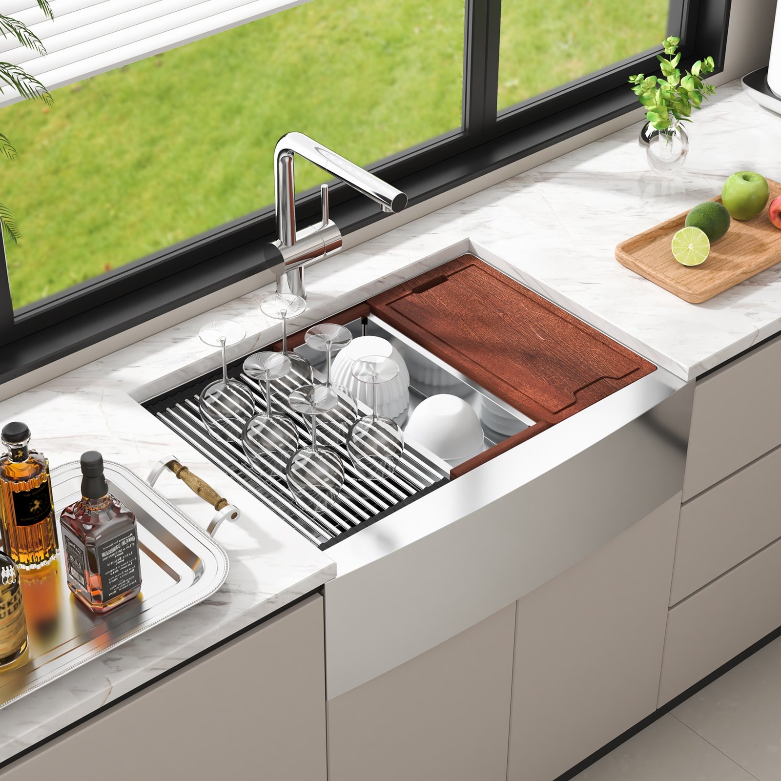 Mecale YAS-QZO8X8 Kitchen-Sinks - View #2