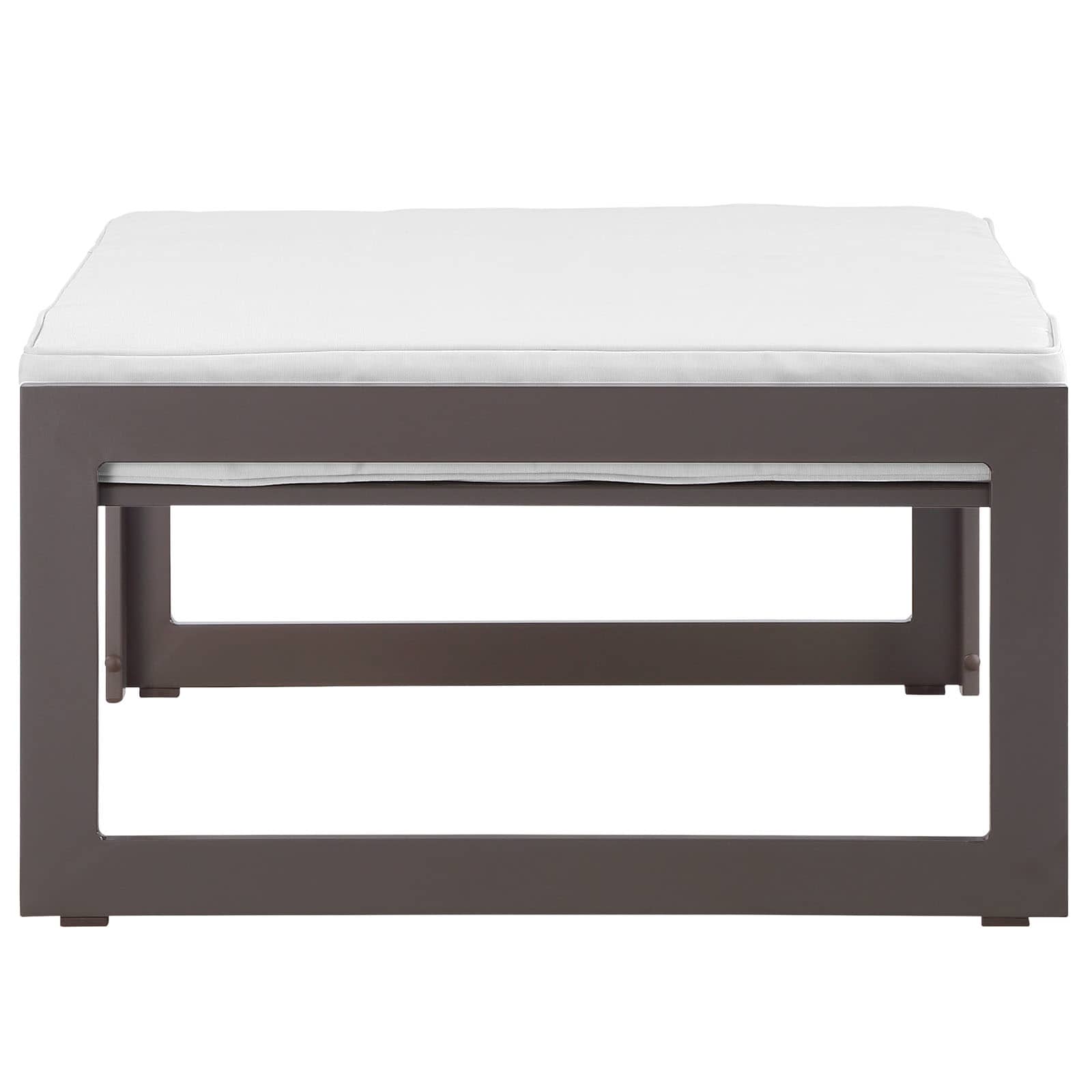 Modway EEI-1521-BRN-WHI Stools-Ottomans - View #3
