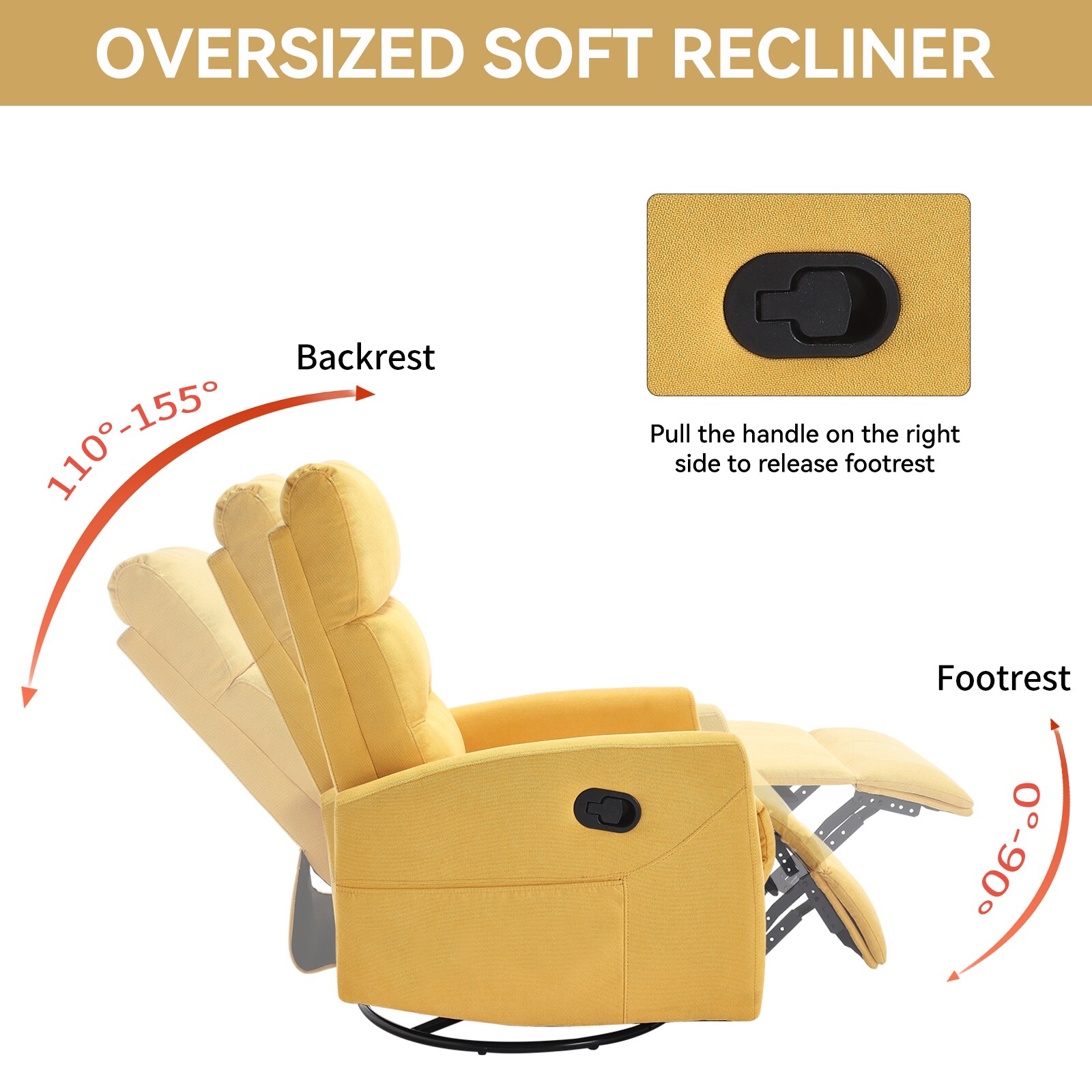 Clihome CL113-BE recliners - View #8