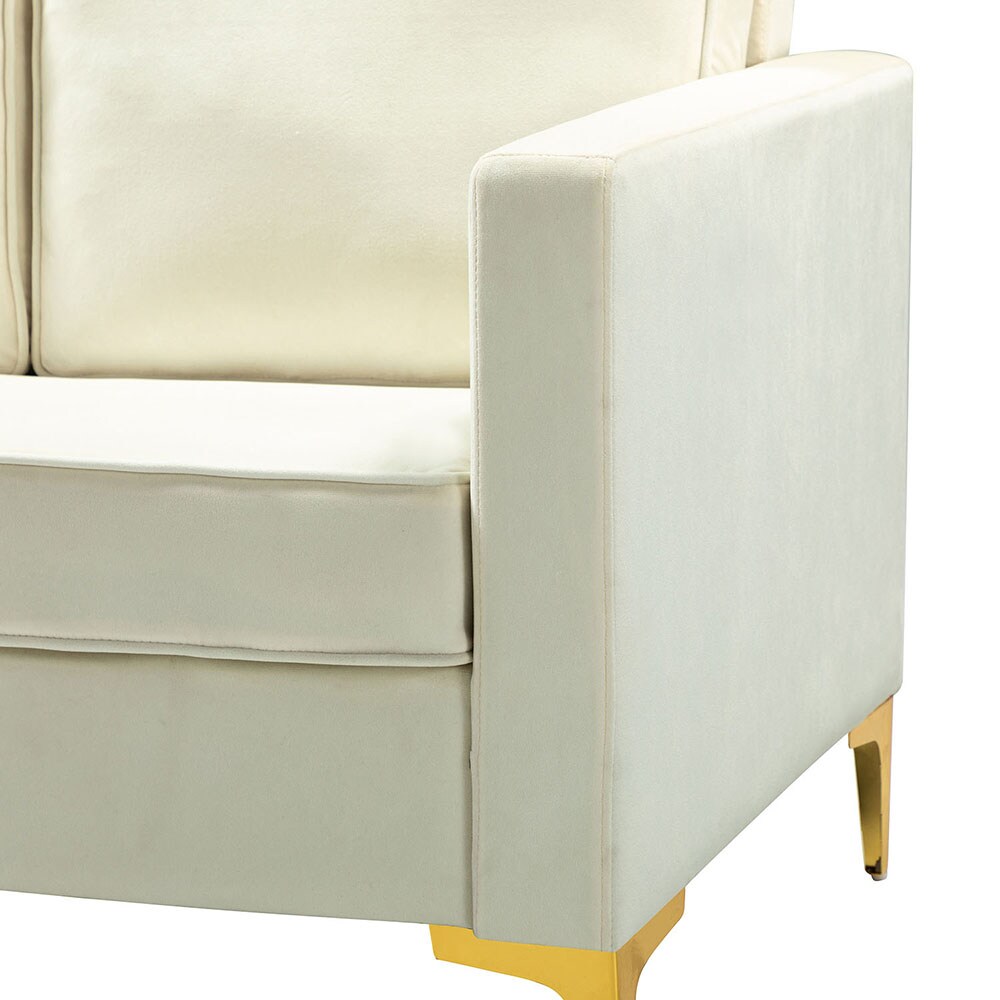 14 Karat Home SFMSY0083-IVORY Sofas-Loveseats - View #6