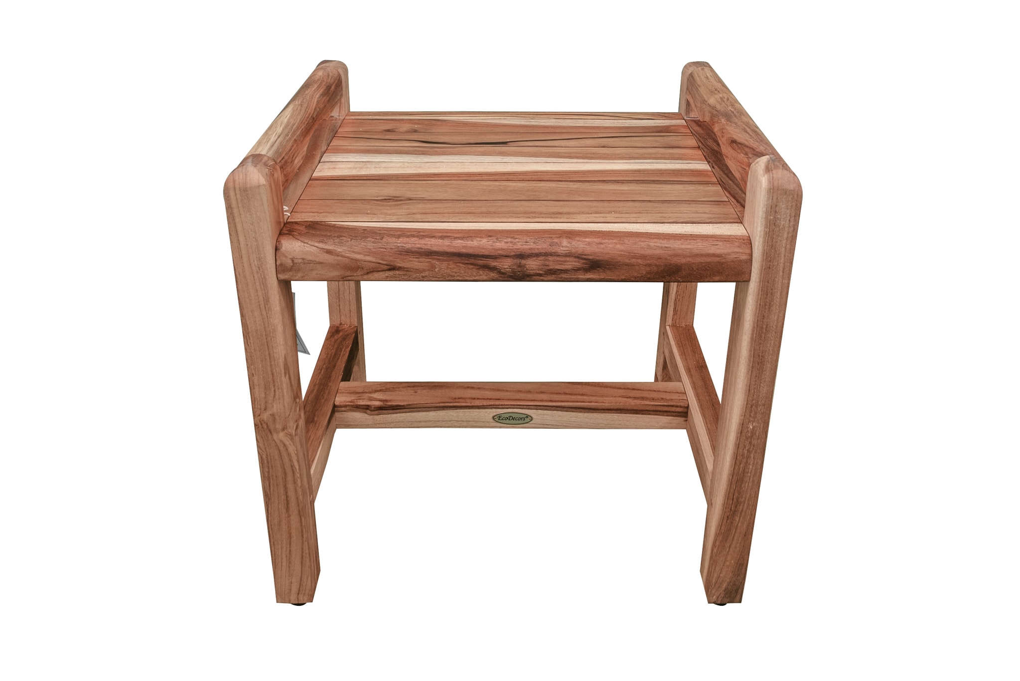 EcoDecors ED982-L Natural Teak Freestanding Shower bench