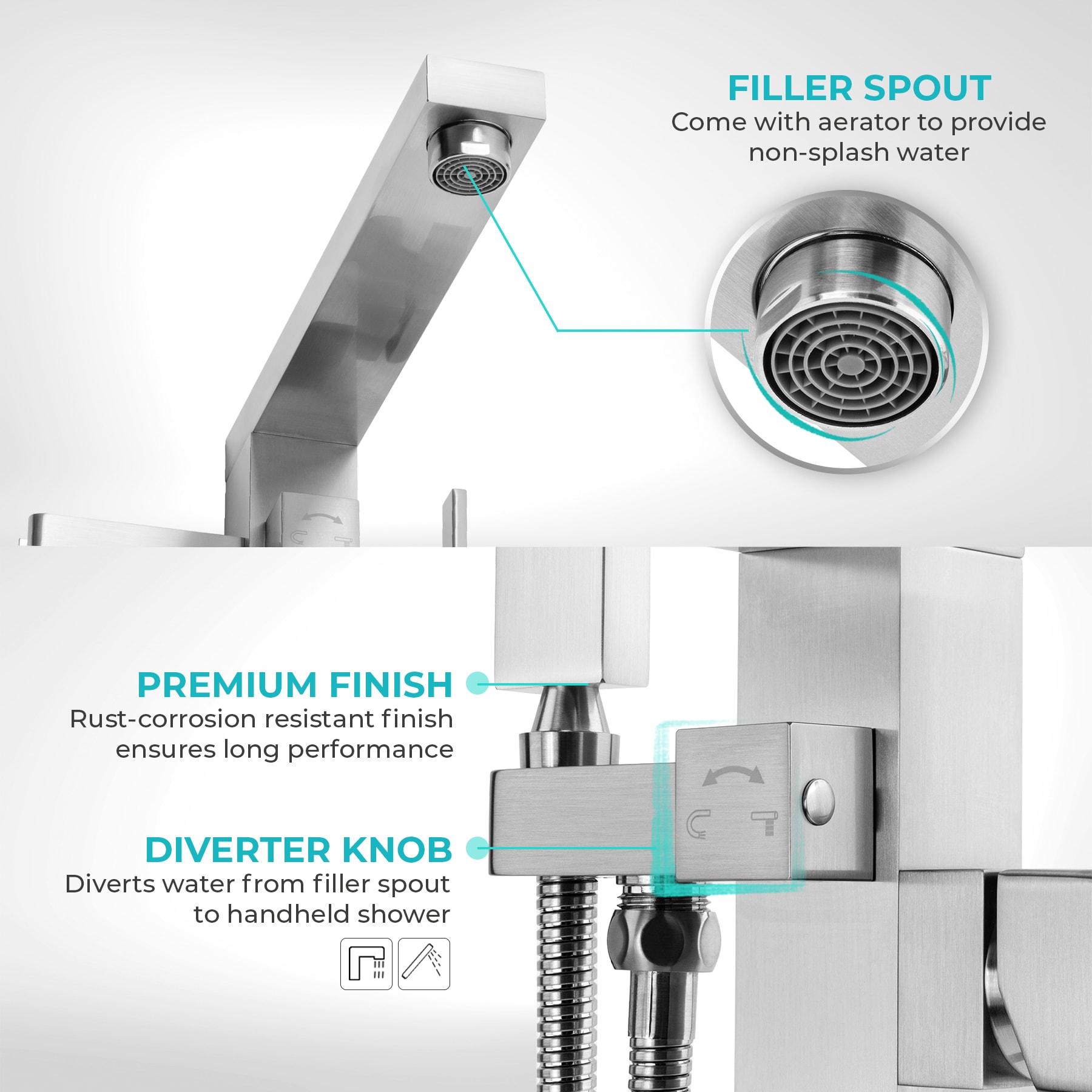AKDY TF0046 Roman-Tub-Faucets - View #4