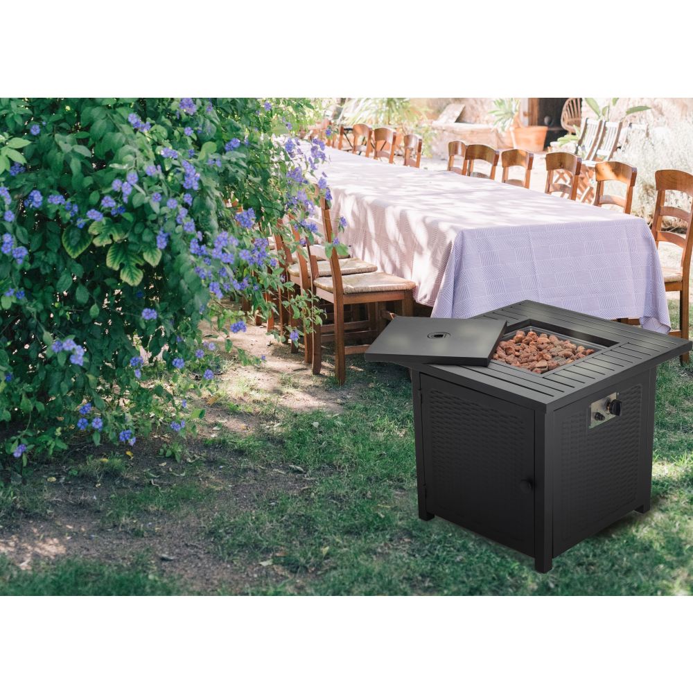 Luxury Living Furniture GTF-82828 Outdoor-Gas-Firepits - View #5