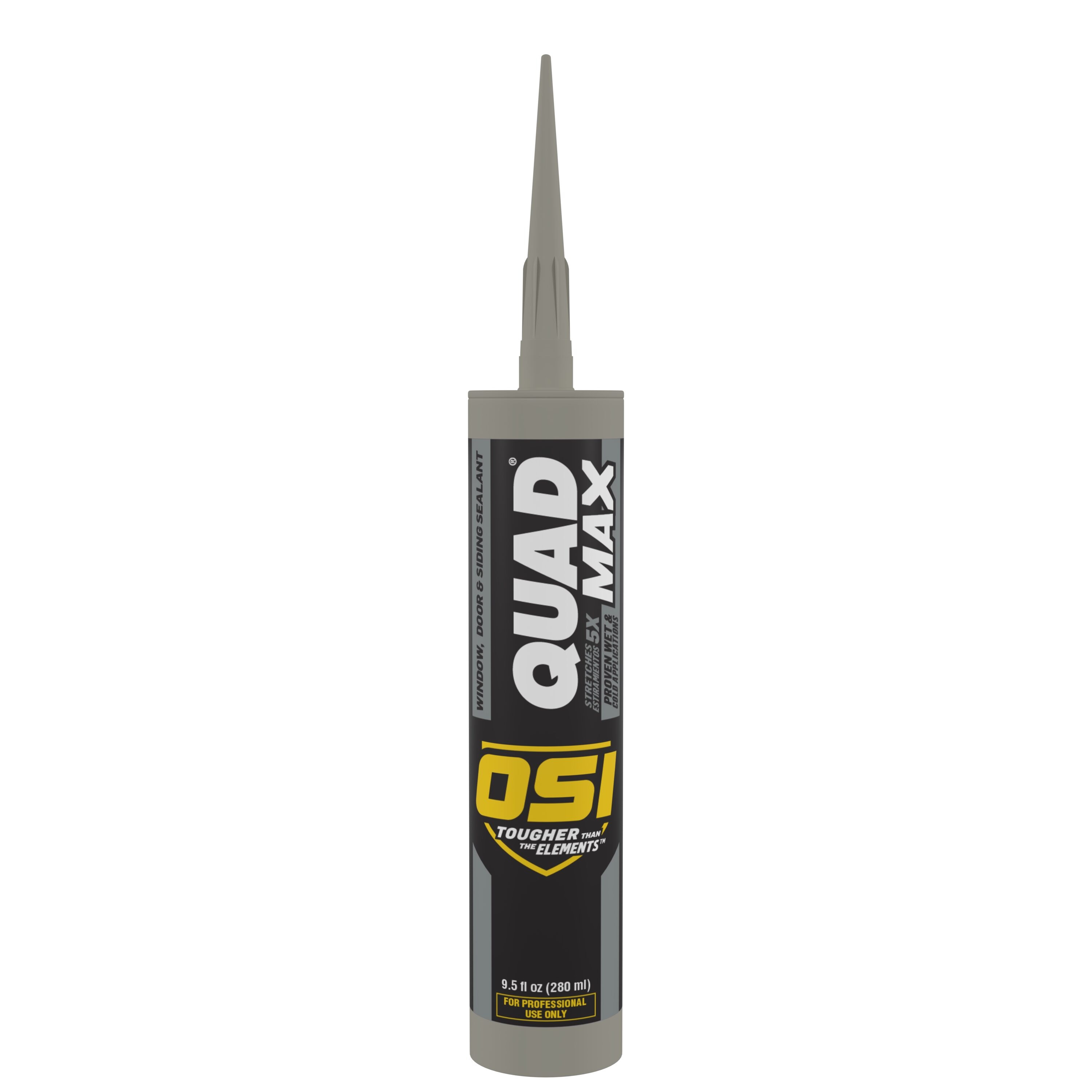 OSI 2949535 Quad Max 9.5-oz Window door Gray 517 Paintable Advanced Sealant Caulk