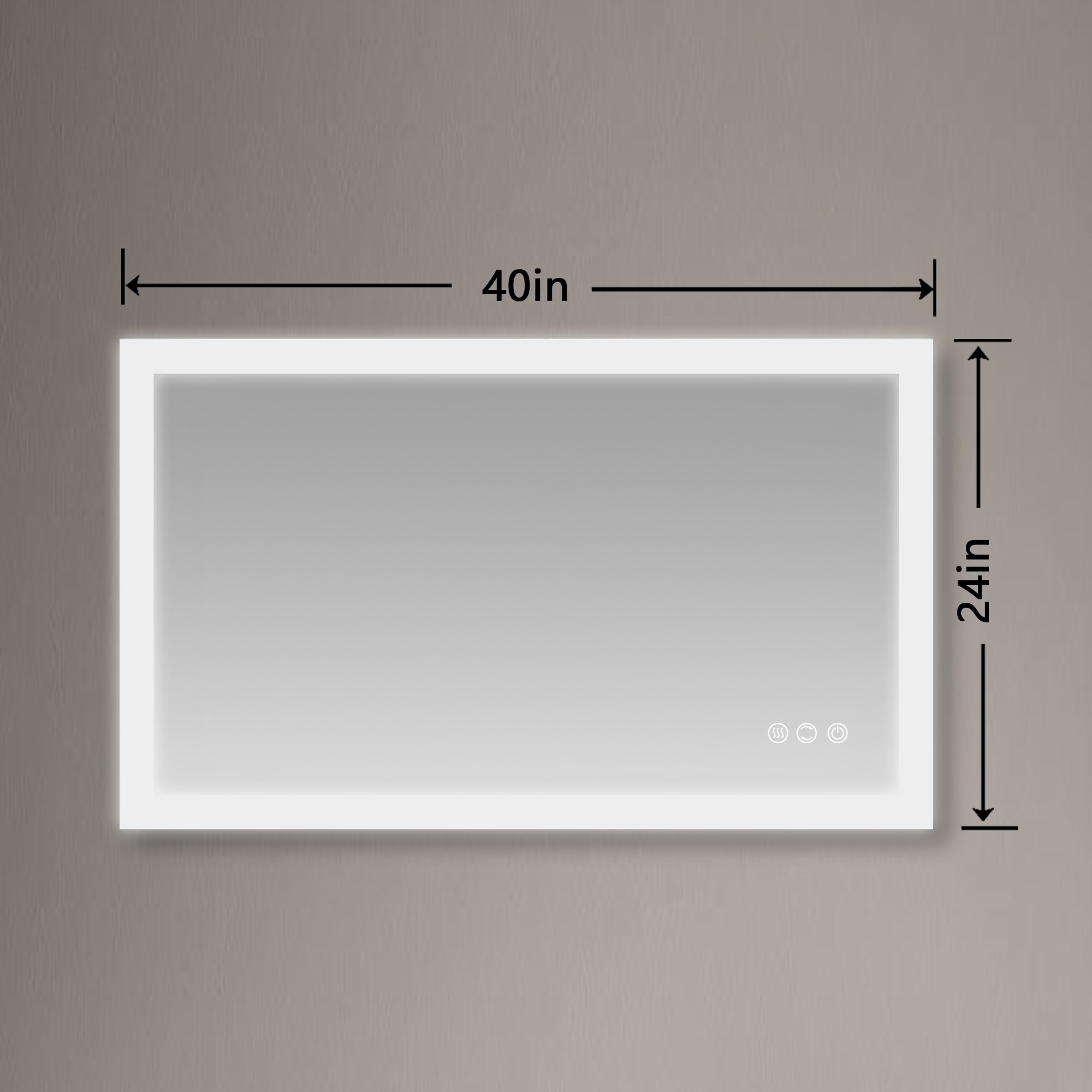 CASAINC CV-W54326745 Framed-Bath-Mirrors - View #6