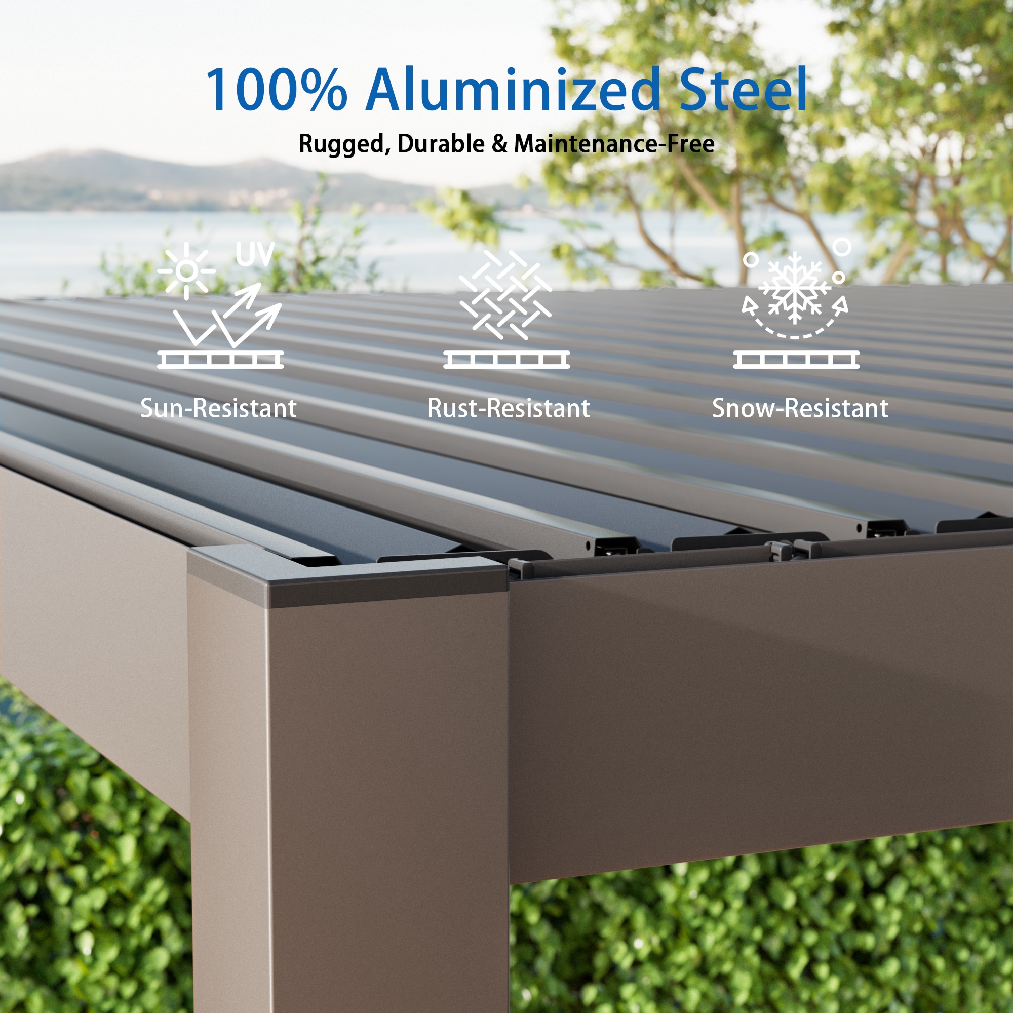 JOYESERY ZM-LED1010BN Pergolas-2 - View #2