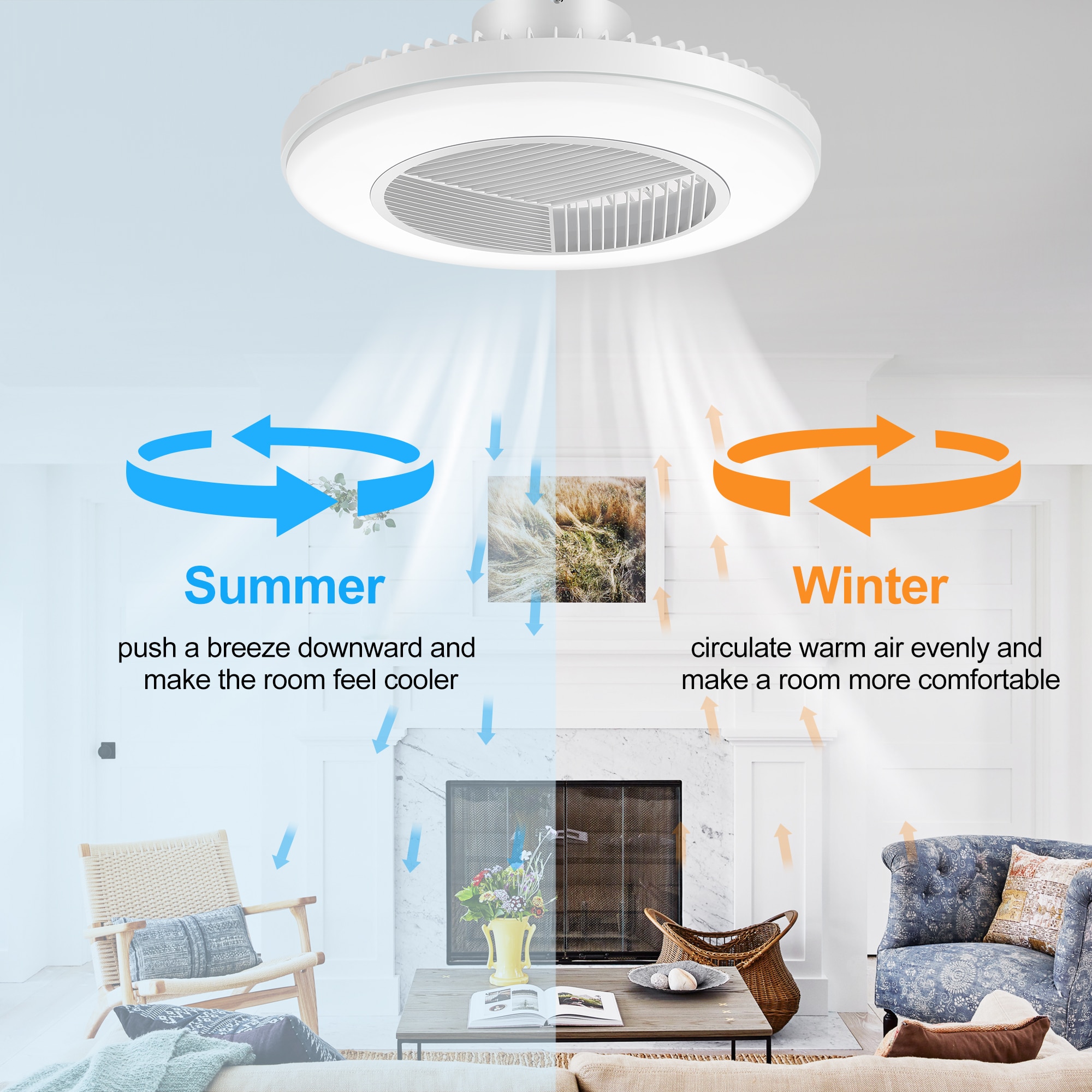 Breezary 32015-WH Ceiling-Fans - View #5