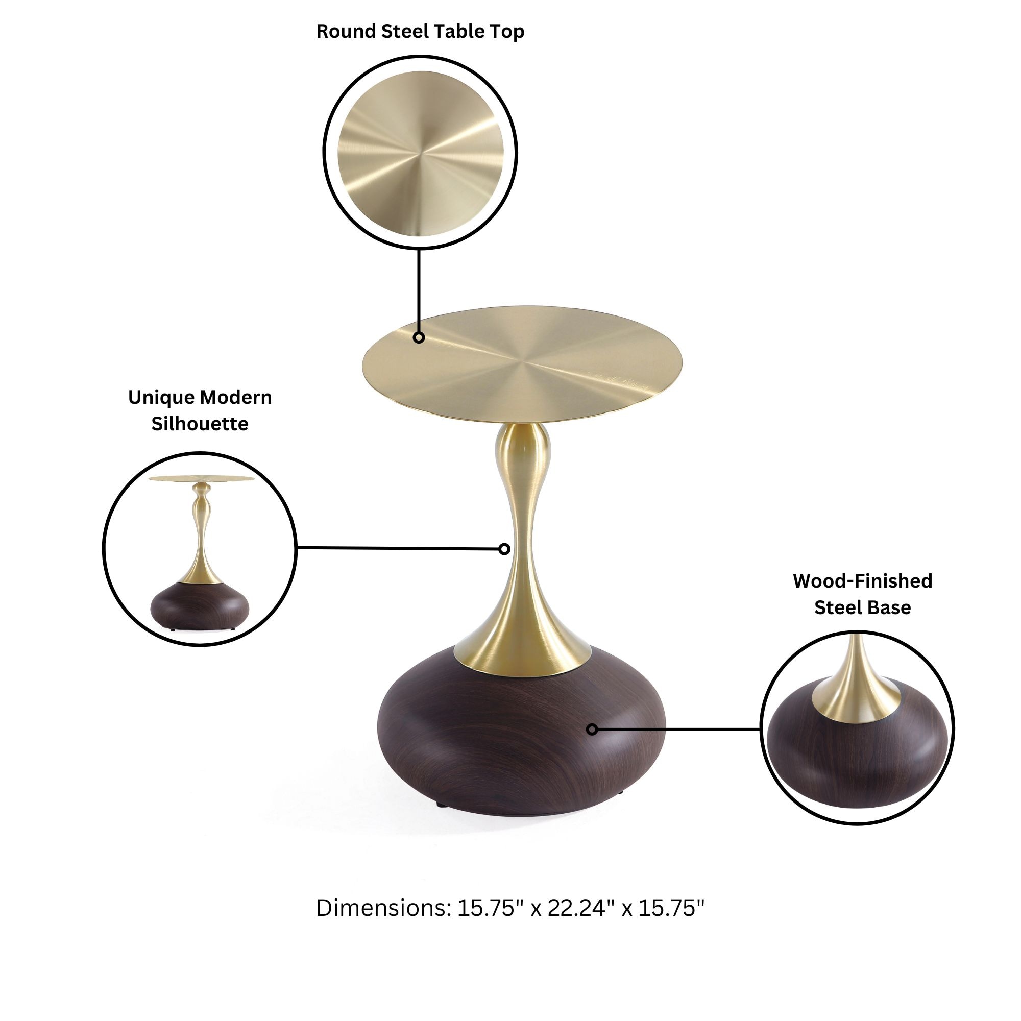 Manhattan Comfort 2-ET006-BR End-Tables - View #4