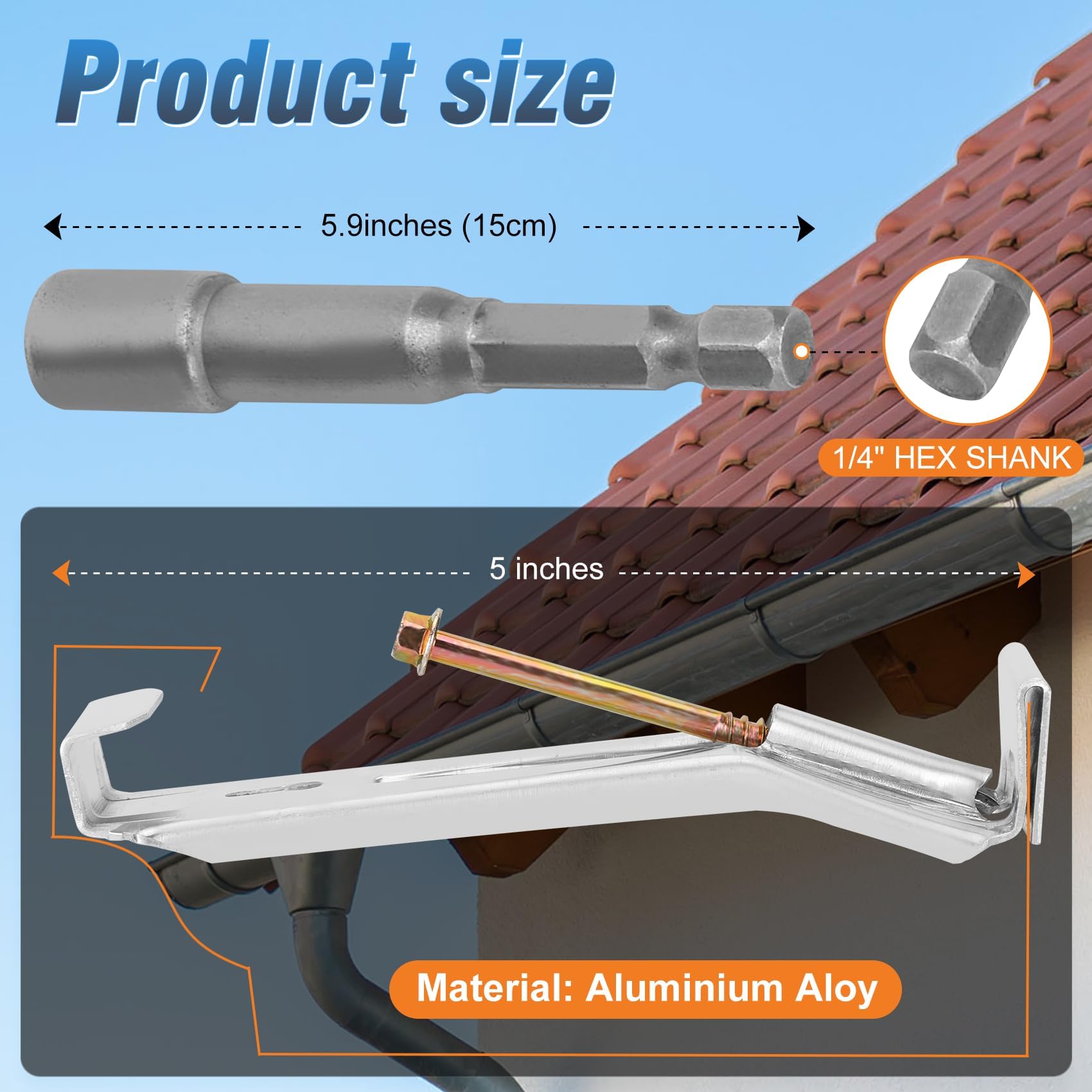 Misopily LMS0210U40 Gutter-Hangers-Brackets - View #3