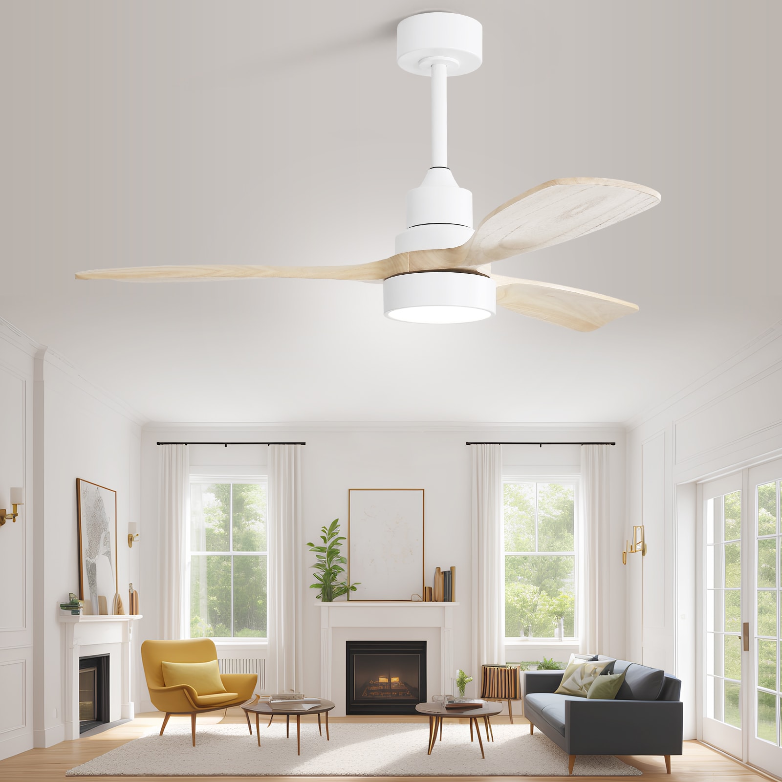 Sofucor LS-48K006-WH-YM-50 Ceiling-Fans - View #9