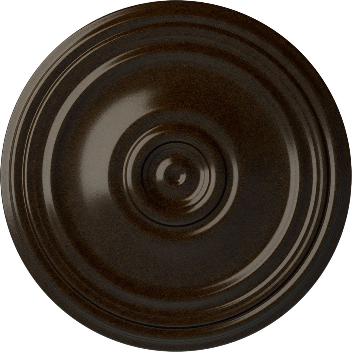 Ekena Millwork CM21REBZS Reece 21-Inches W x 21-Inches L Painted Bronze Polyurethane Whole Ceiling Medallion