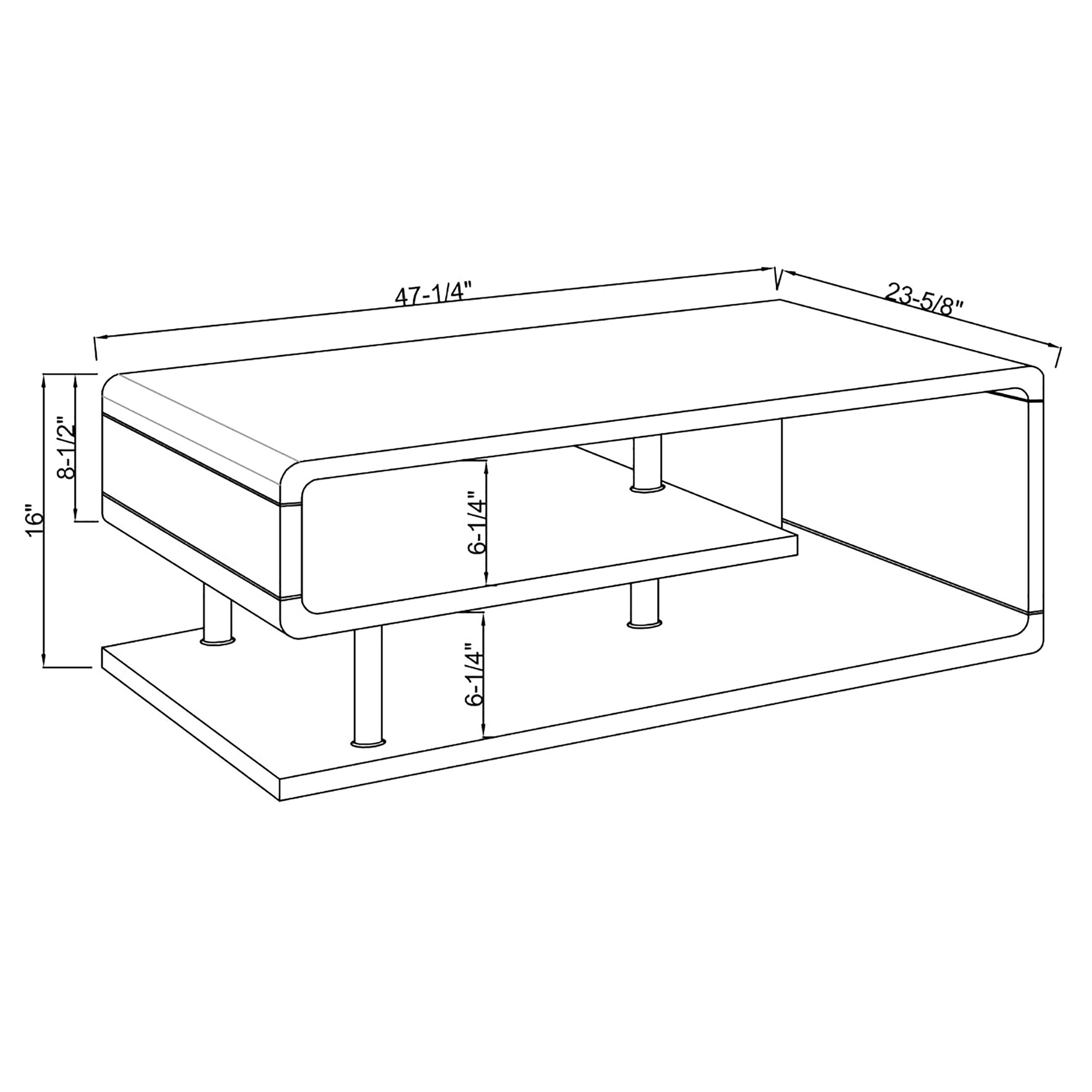 Furniture of America IDF-4057BK-C Coffee-Tables - View #8