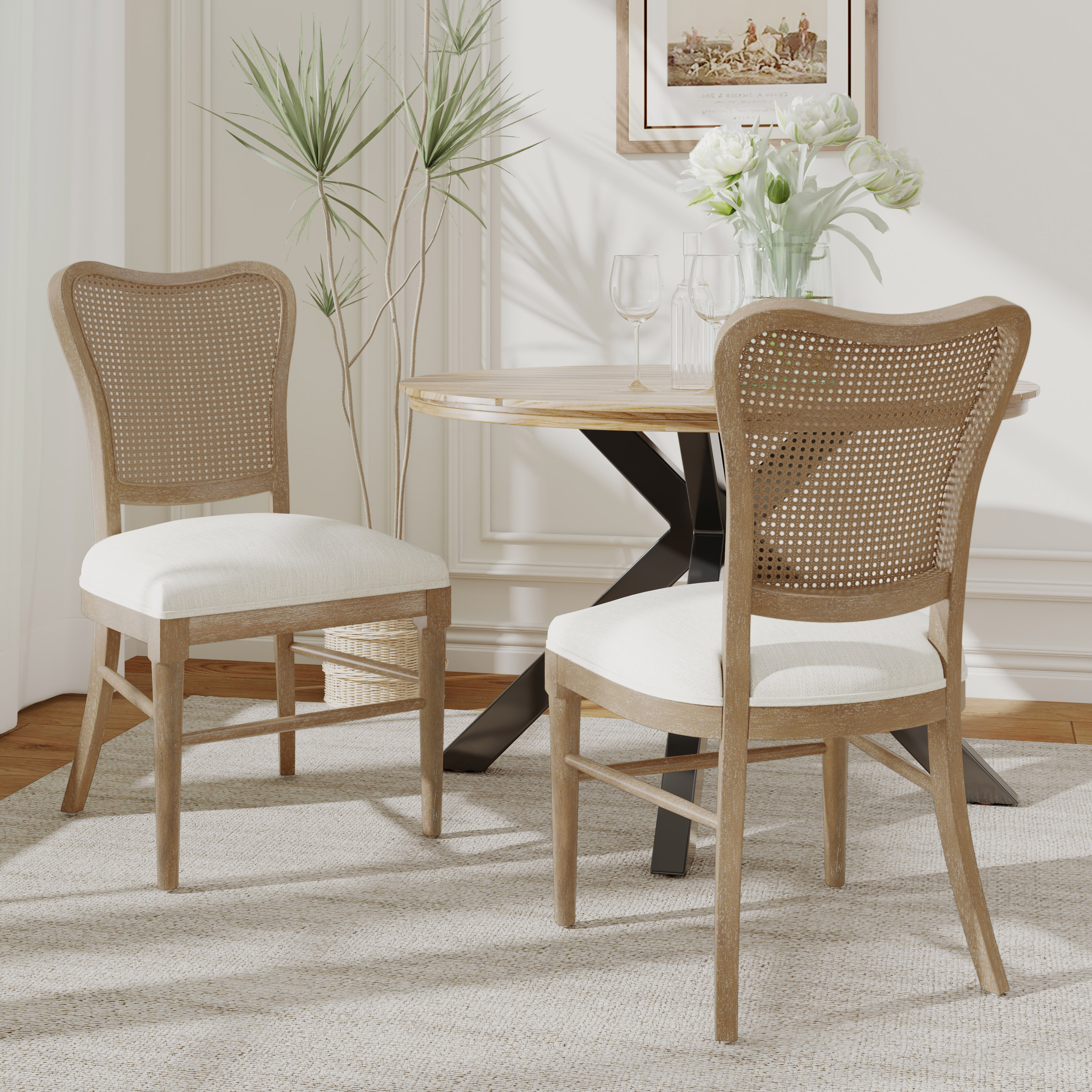 ModernLuxe L3P-N779P171201B DINING CHAIR SET OF 2