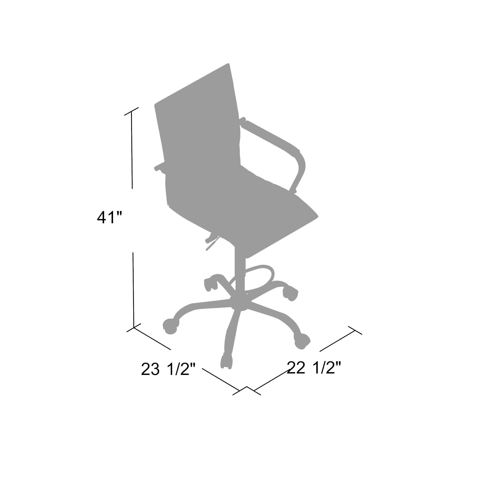 Boss Office Products B16533C-GY Office-Chairs - View #7