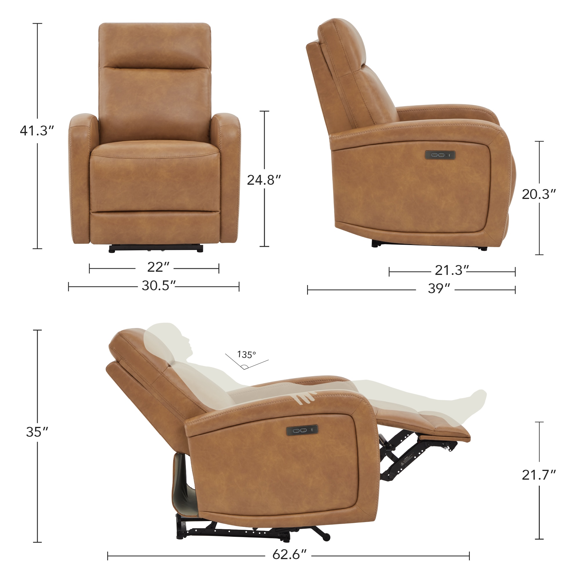 Circle 55 2-LWSME7A075B-CU6722 recliners - View #10