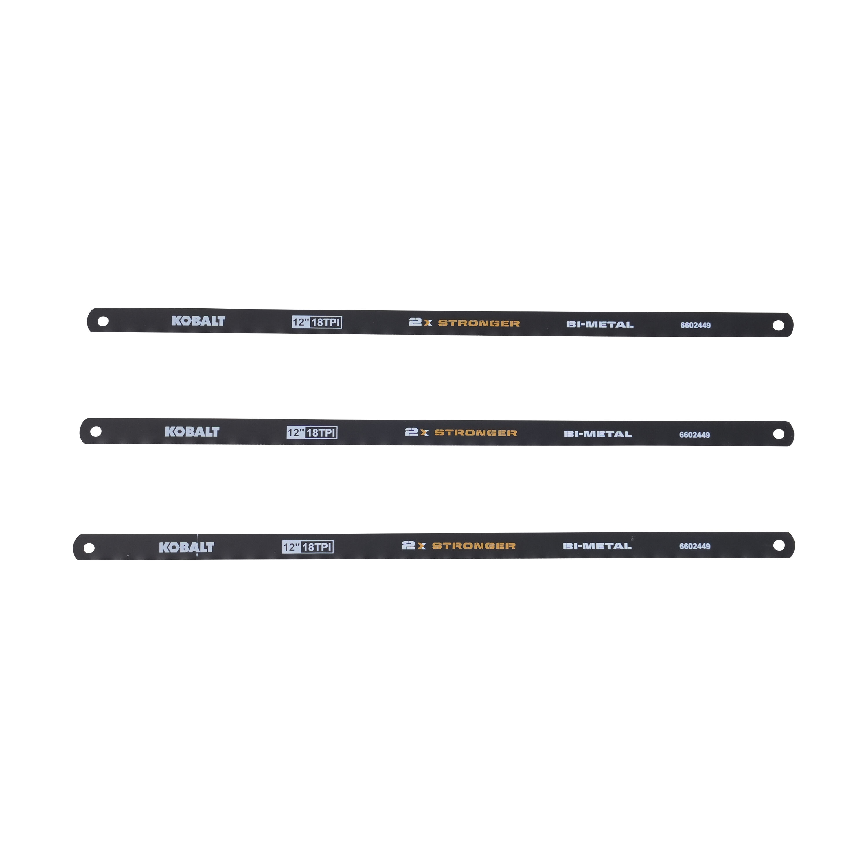 Kobalt 55844 12-in Steel Fine finish cut Hacksaw blade Set