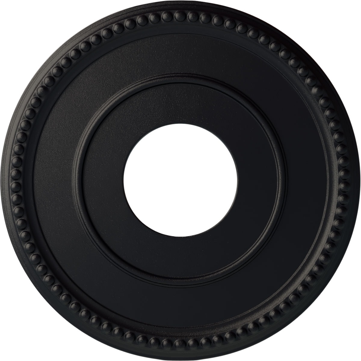 Ekena Millwork CM12BRSGS Bradford 12.5-in W x 12.5-in L Painted Steel Gray Polyurethane Whole Ceiling Medallion
