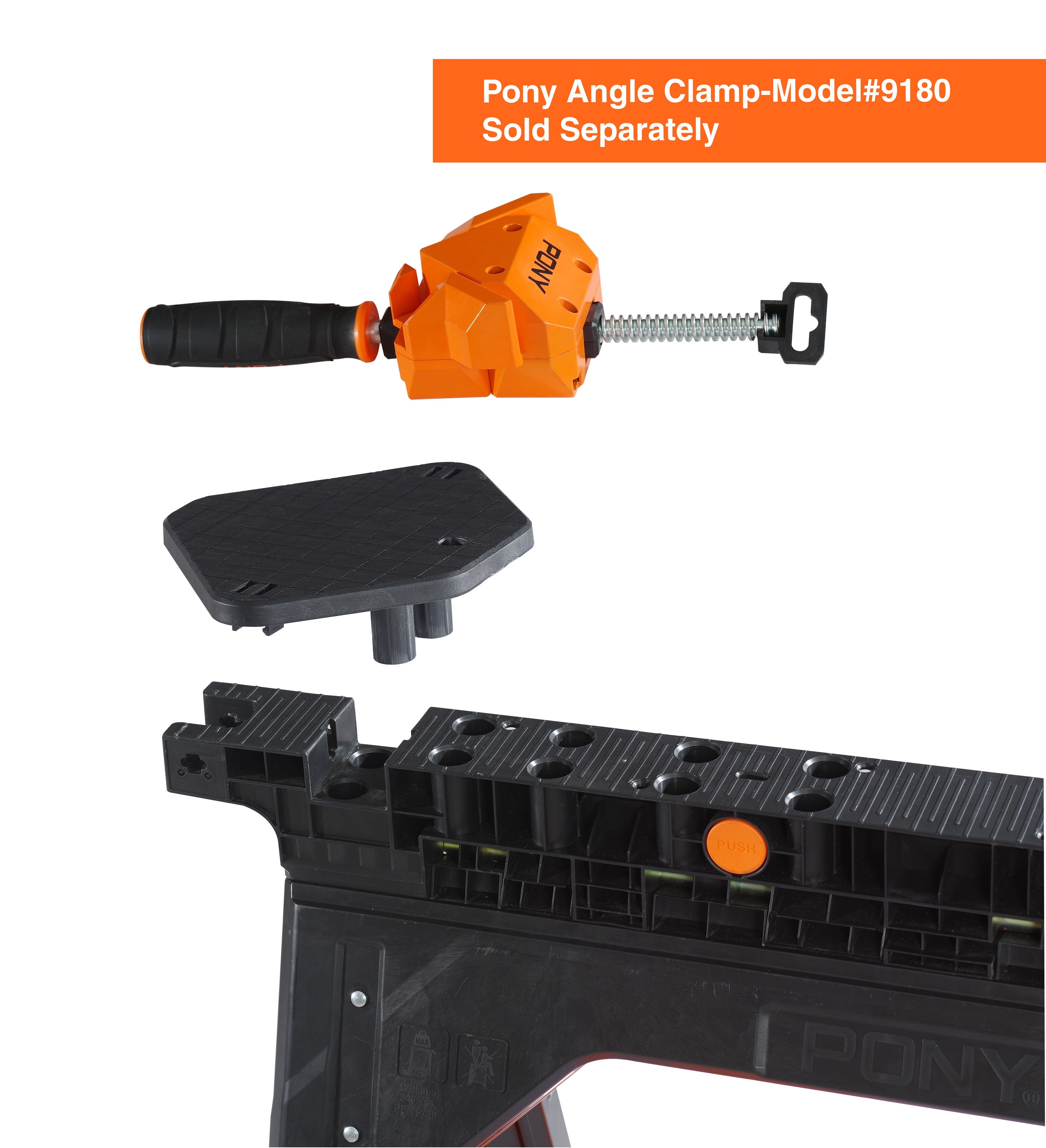 Pony 2-Pack 27-in W x 34.6-in H Plastic/Steel Saw Horse (1200-lb Capacity) simolary.com 28 Pony 2-Pack 27-in W x 34.6-in H Plastic/Steel Saw Horse (1200-lb Capacity) Simolary simolary.com 28