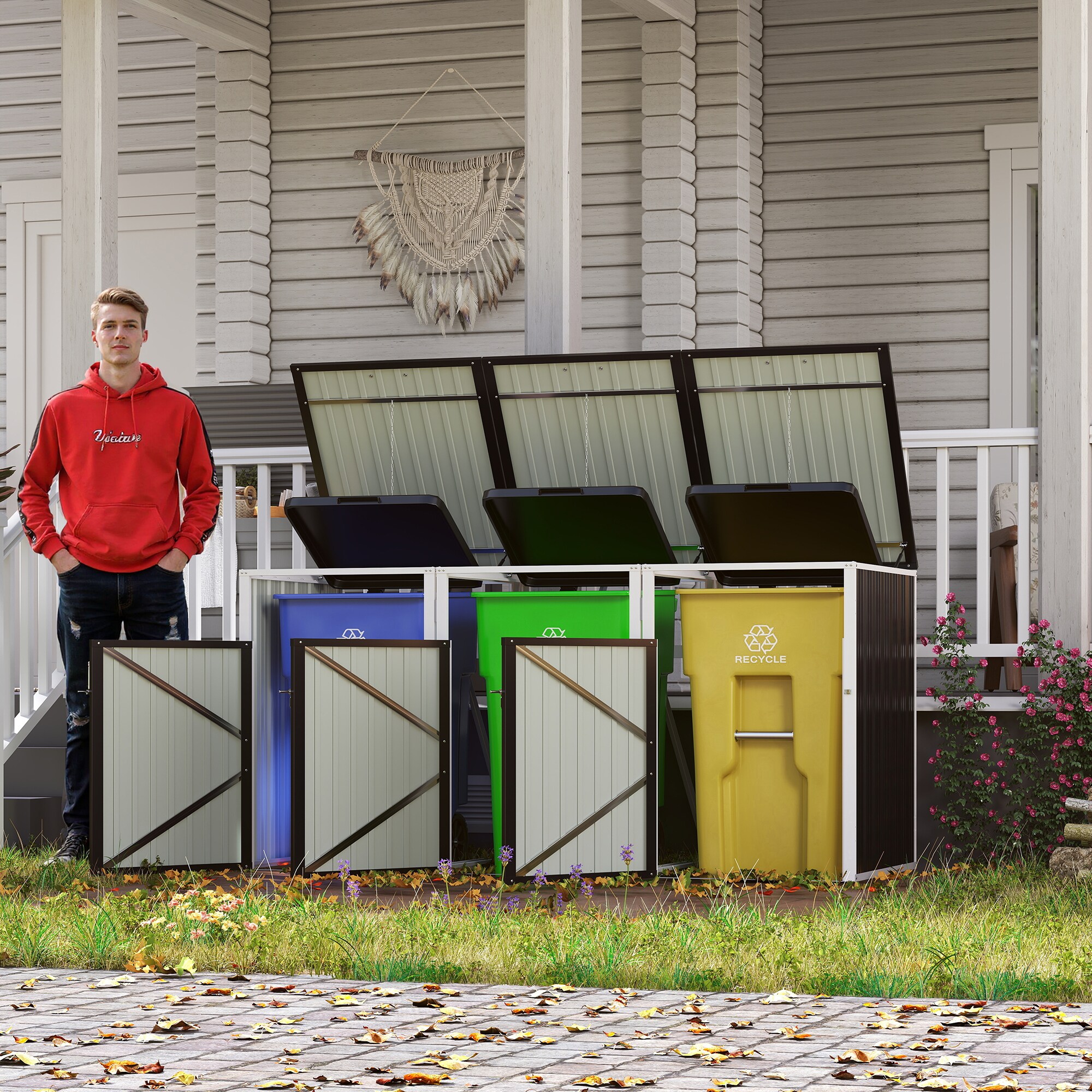 LOVMOR SF-X-W1598P357716 Metal-Storage-Buildings-Sheds - View #9