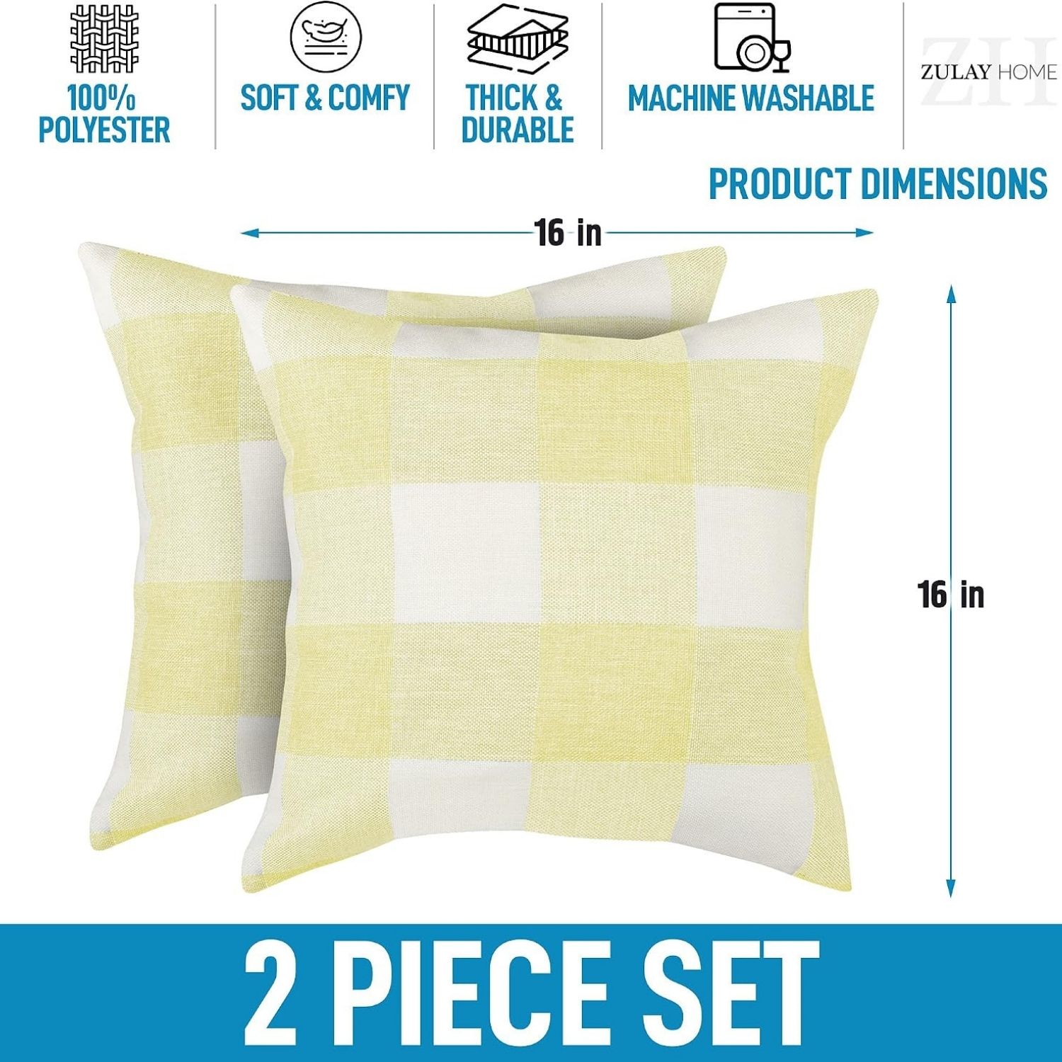Zulay Kitchen X002SI328F Pillow-Cases - View #2