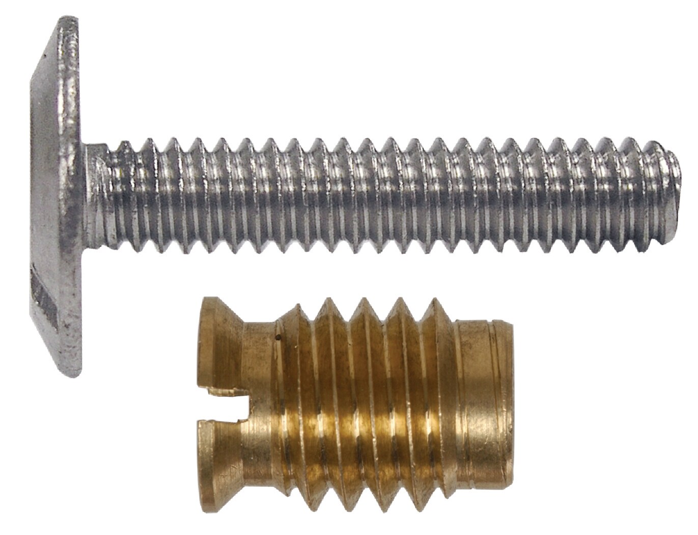 Hillman 707330 Combo Pack Brass Insert/Hurricane Bolt