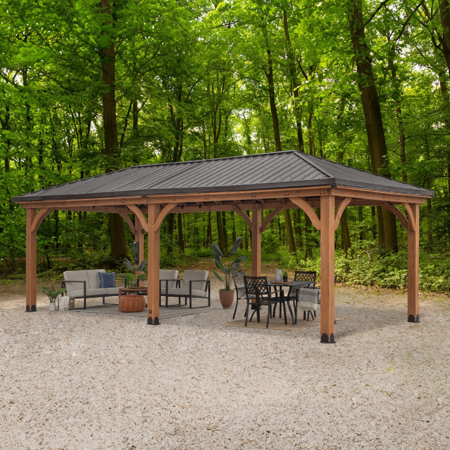 Backyard Discovery 2406032COM Wood-Resin-Gazebos - View #11