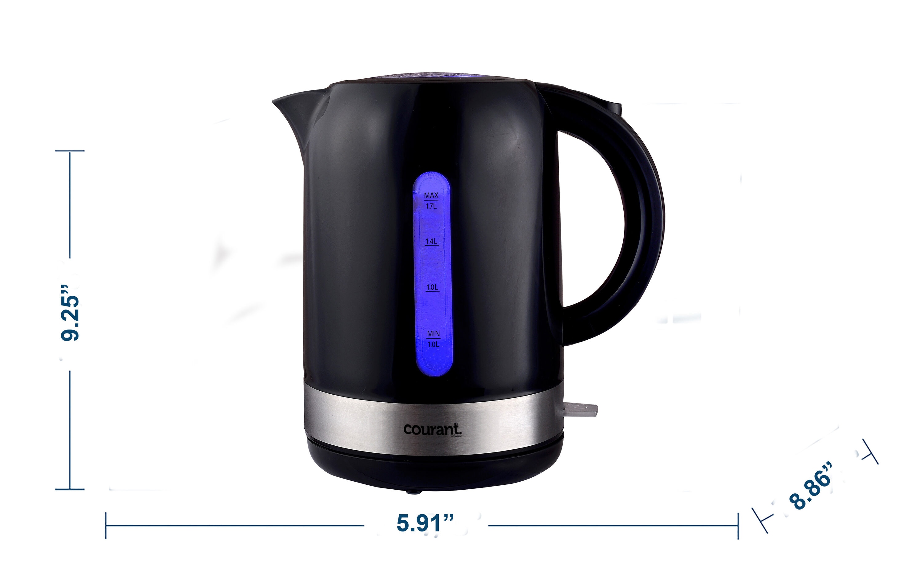 Courant 1.7 Liter Cordless Electric Kettle 