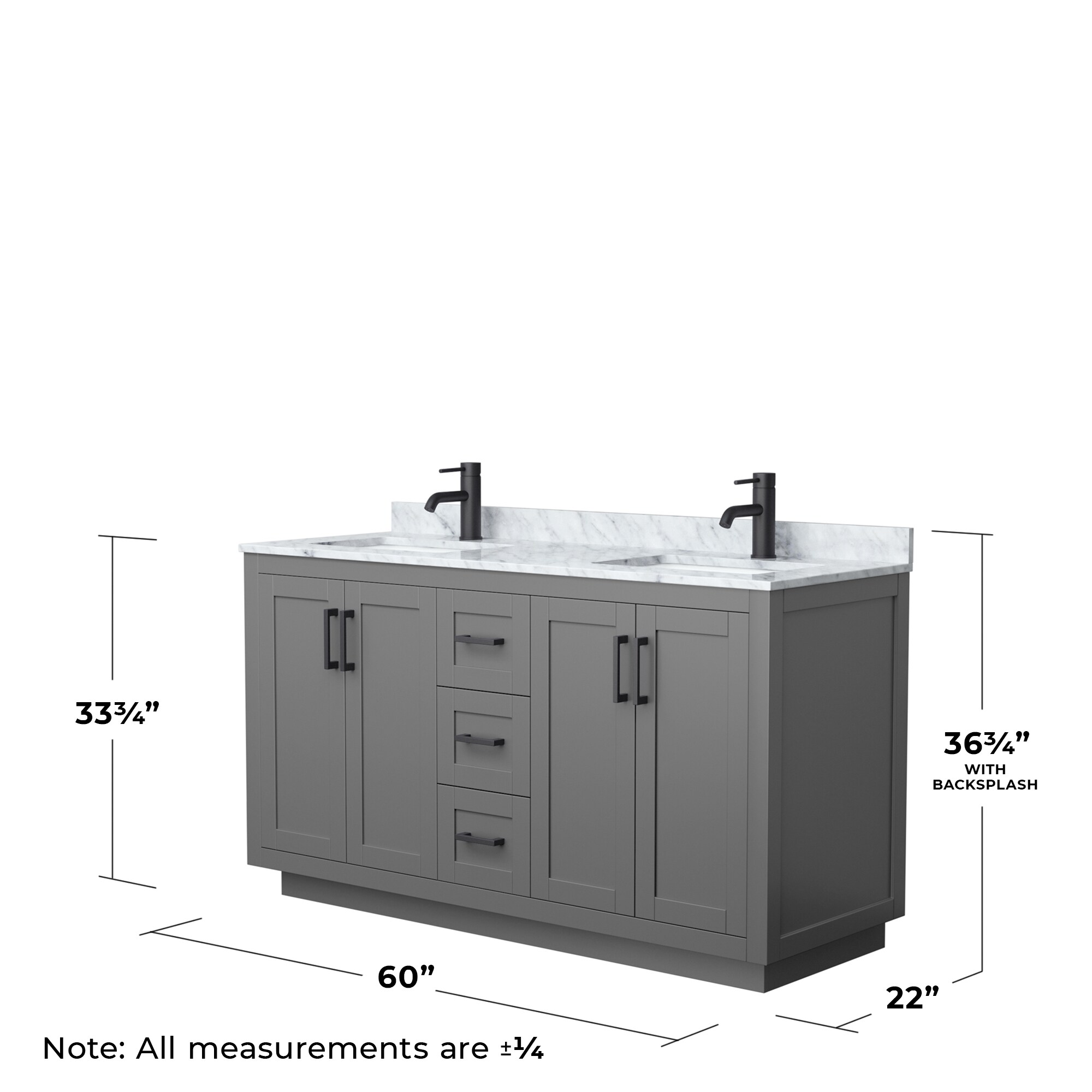 Wyndham Collection WCF292960DGBCMUNSMXX Bath-Vanity-Combo - View #5