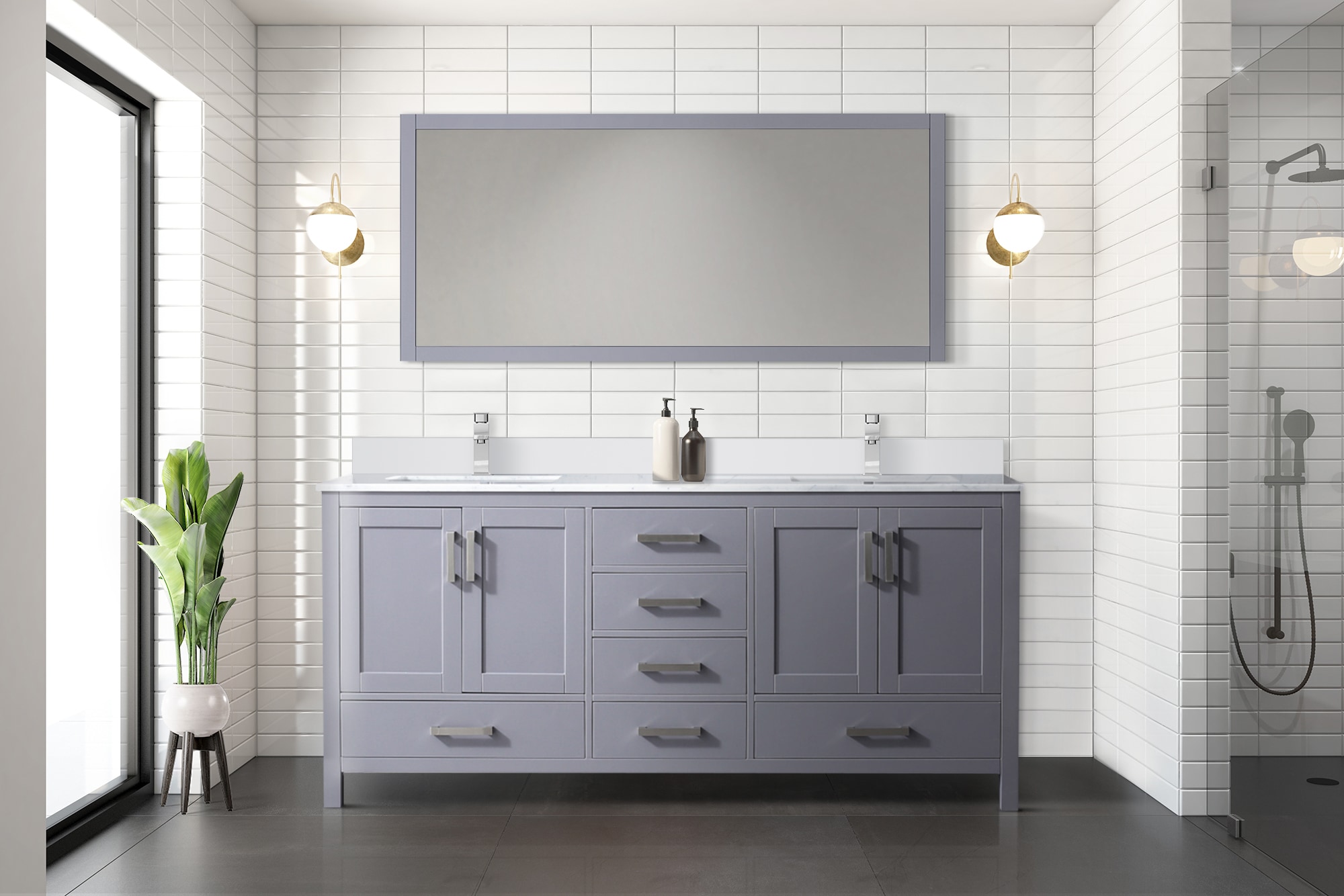 Lexora LVJ72DB310 Bath-Vanity-Combo - View #3