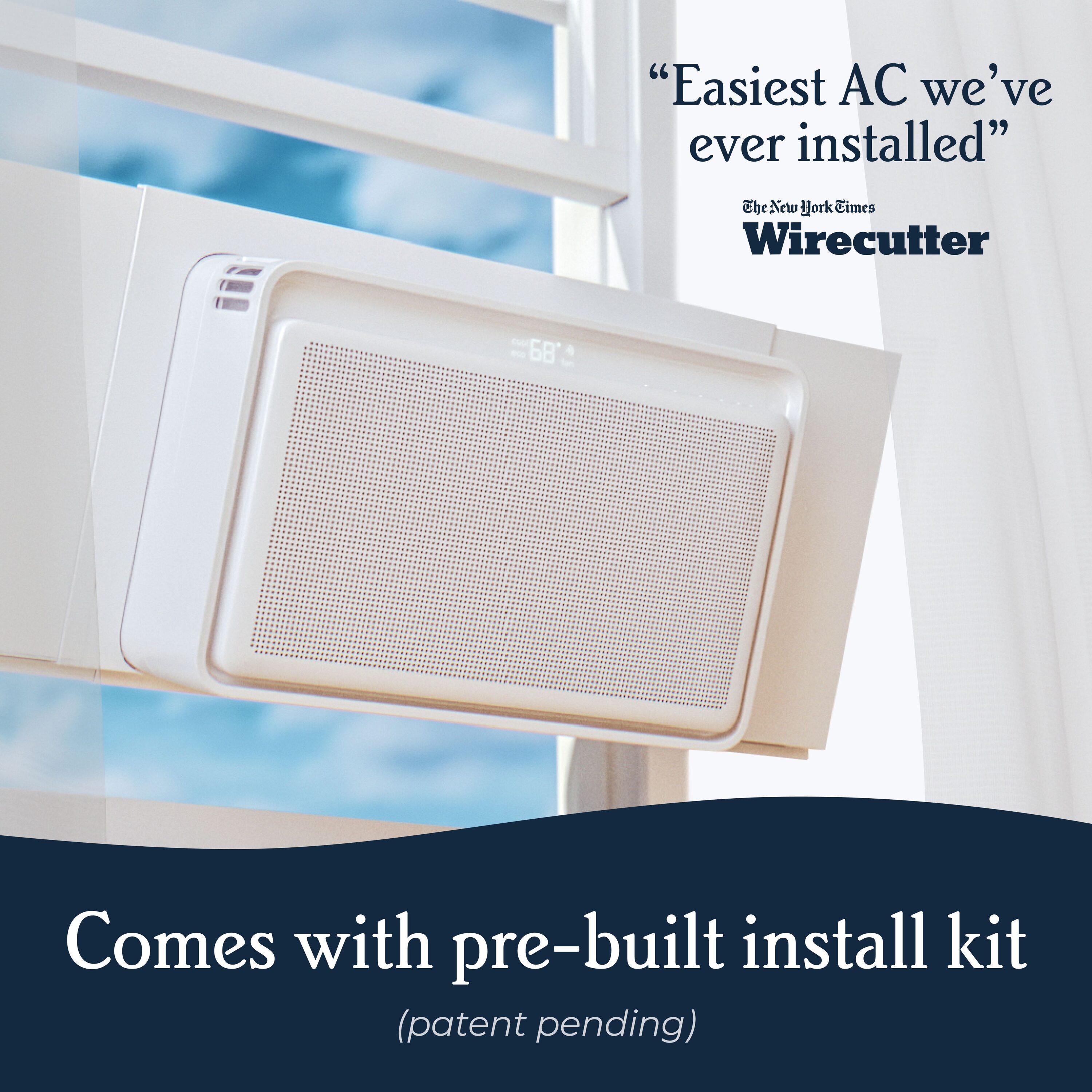 Windmill Medium Room Window Air Conditioner , Remote Included ( 115-Volt , 8000-BTU ) ENERGY STAR Certified