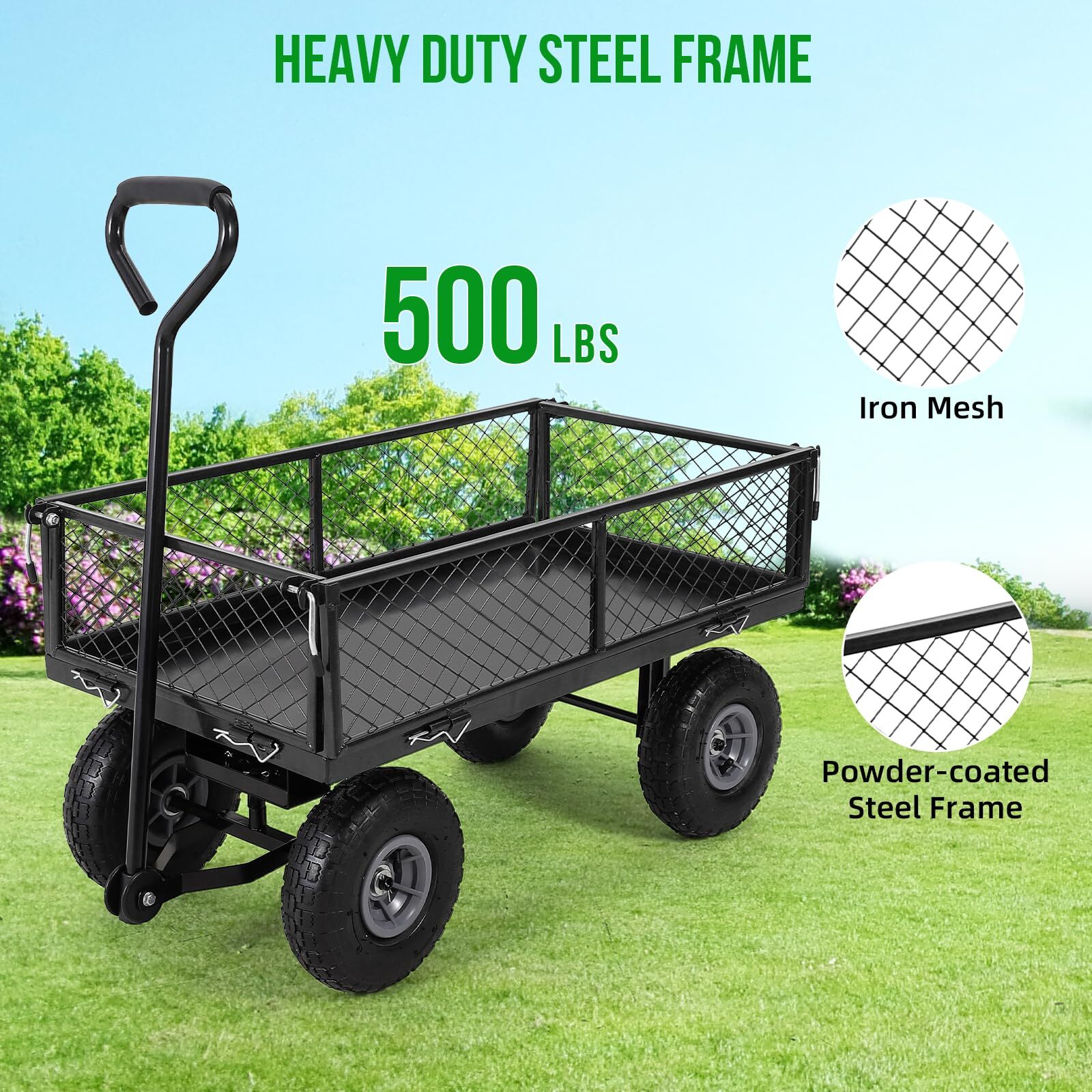 GarveeLife LMYLC-658721 Dump-Cart - View #2