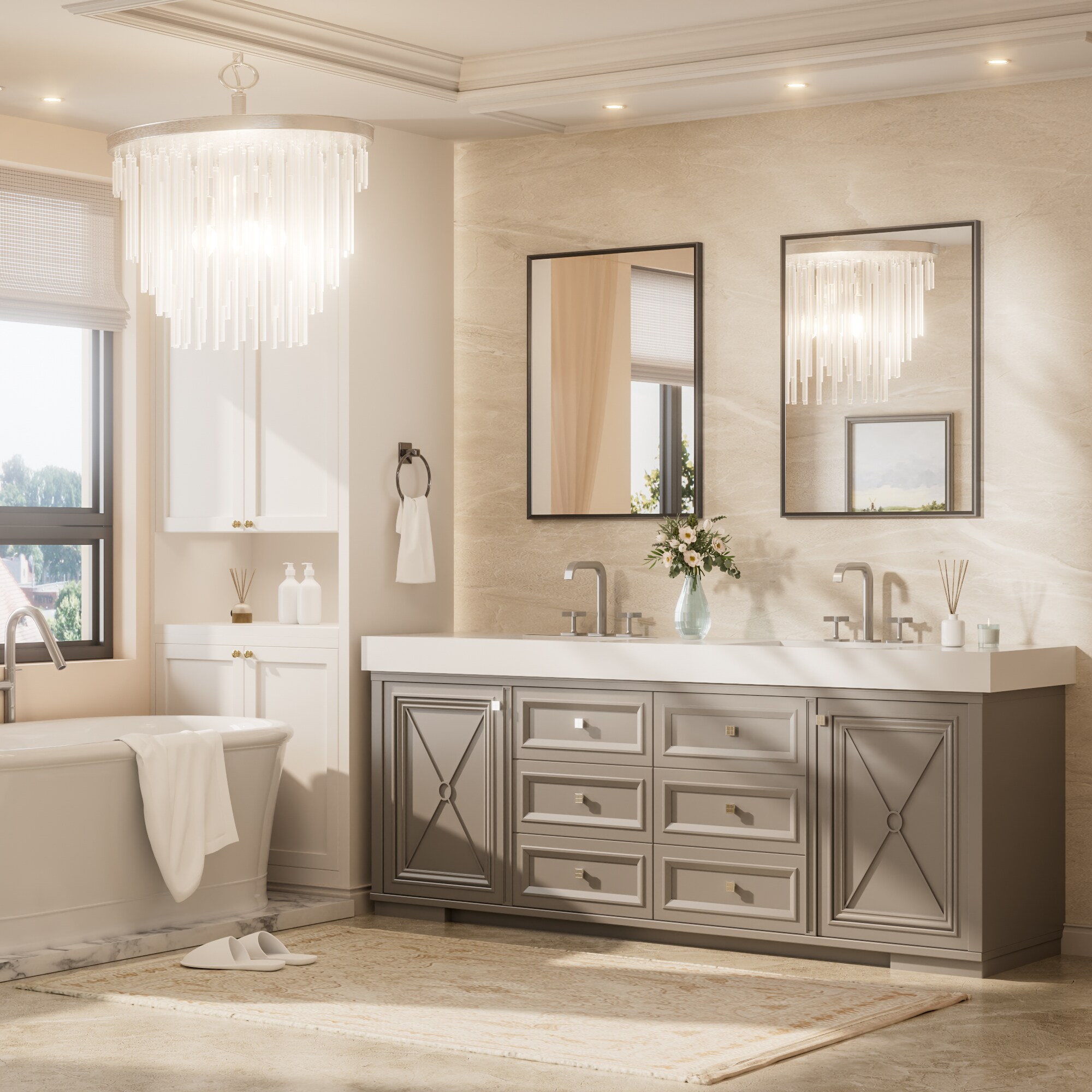 Keonjinn LW-25F-6181BK Decor-Mirrors - View #2