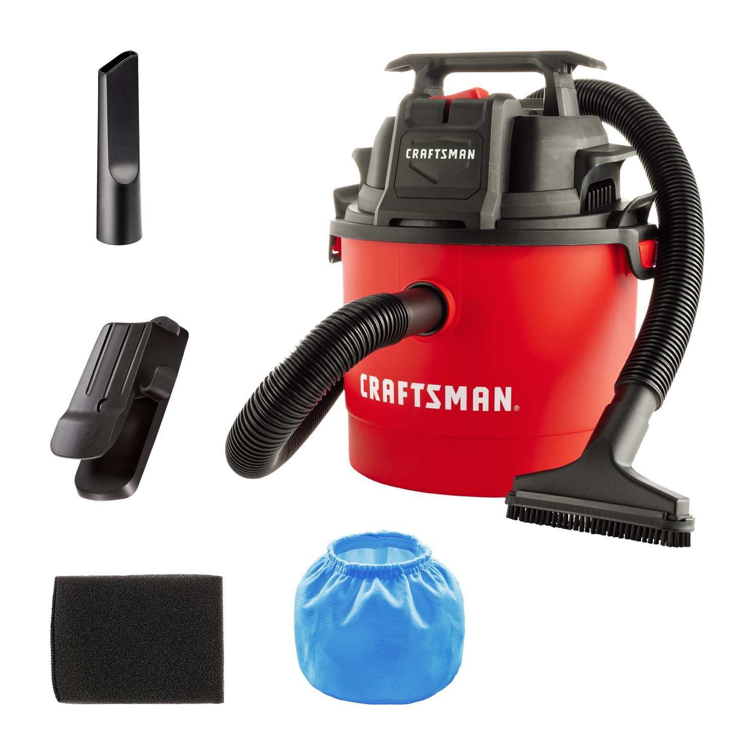 VacMaster 2.5-Gallons 2-HP Corded Wet/Dry Shop Vacuum with Accessories  Included in the Shop Vacuums department at