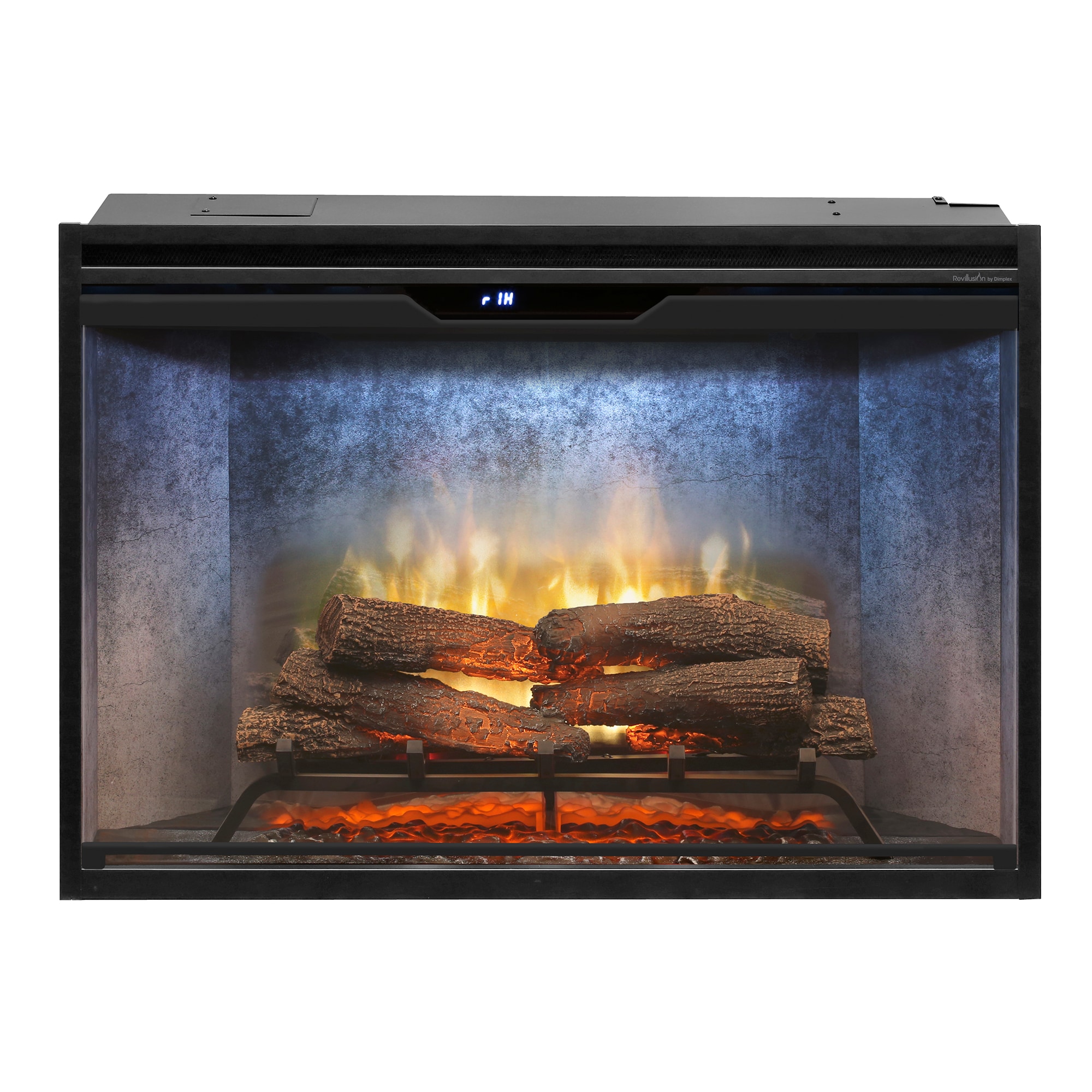 Dimplex 500002401 37.17-in W Black Wall mount Fan-forced Corner or flat wall Electric Fireplace with Remote Control Included